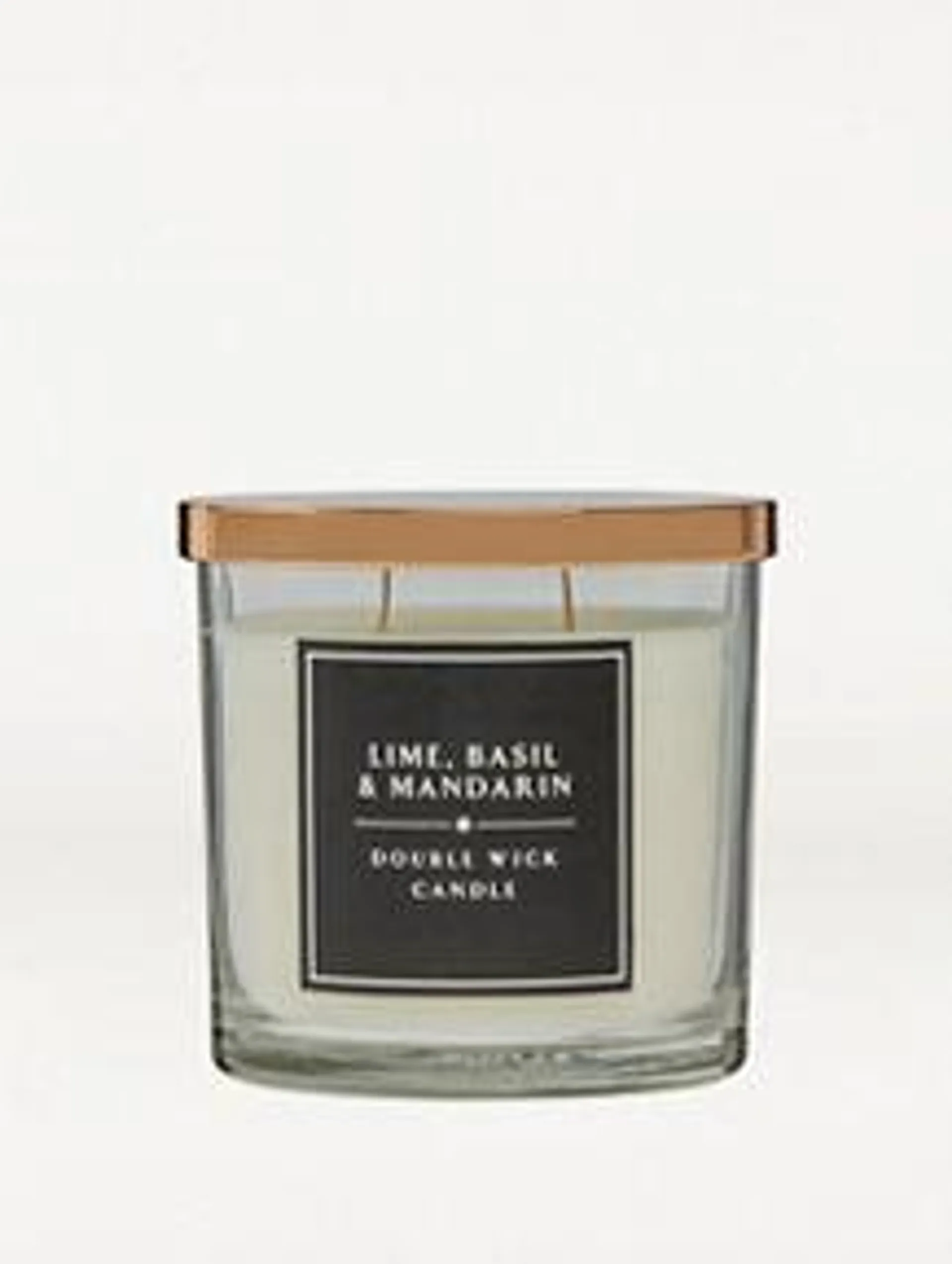 George Home Classic Lime, Basil and Mandarin Double Wick Candle