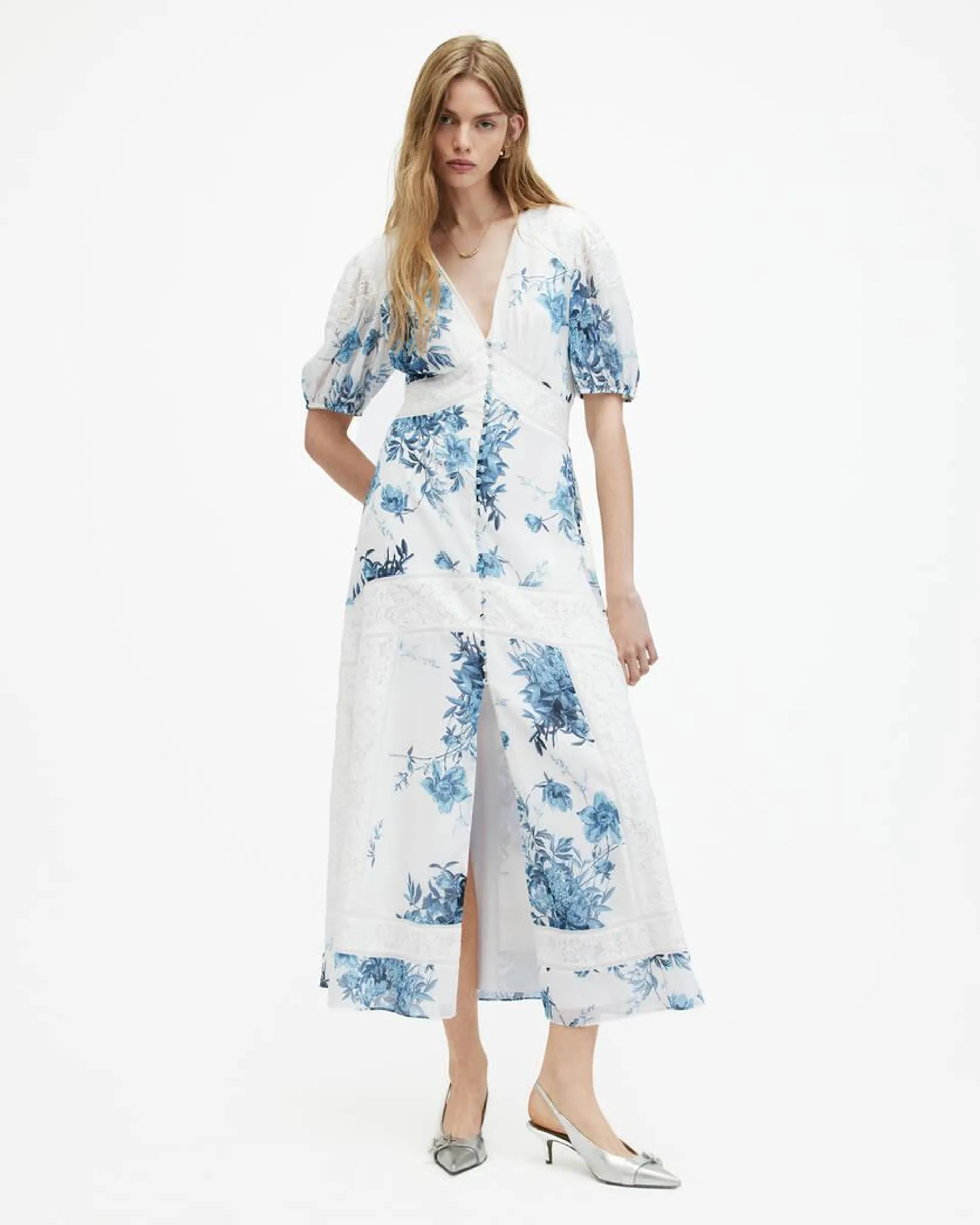 Dinah Lace Dekorah Floral Maxi Dress