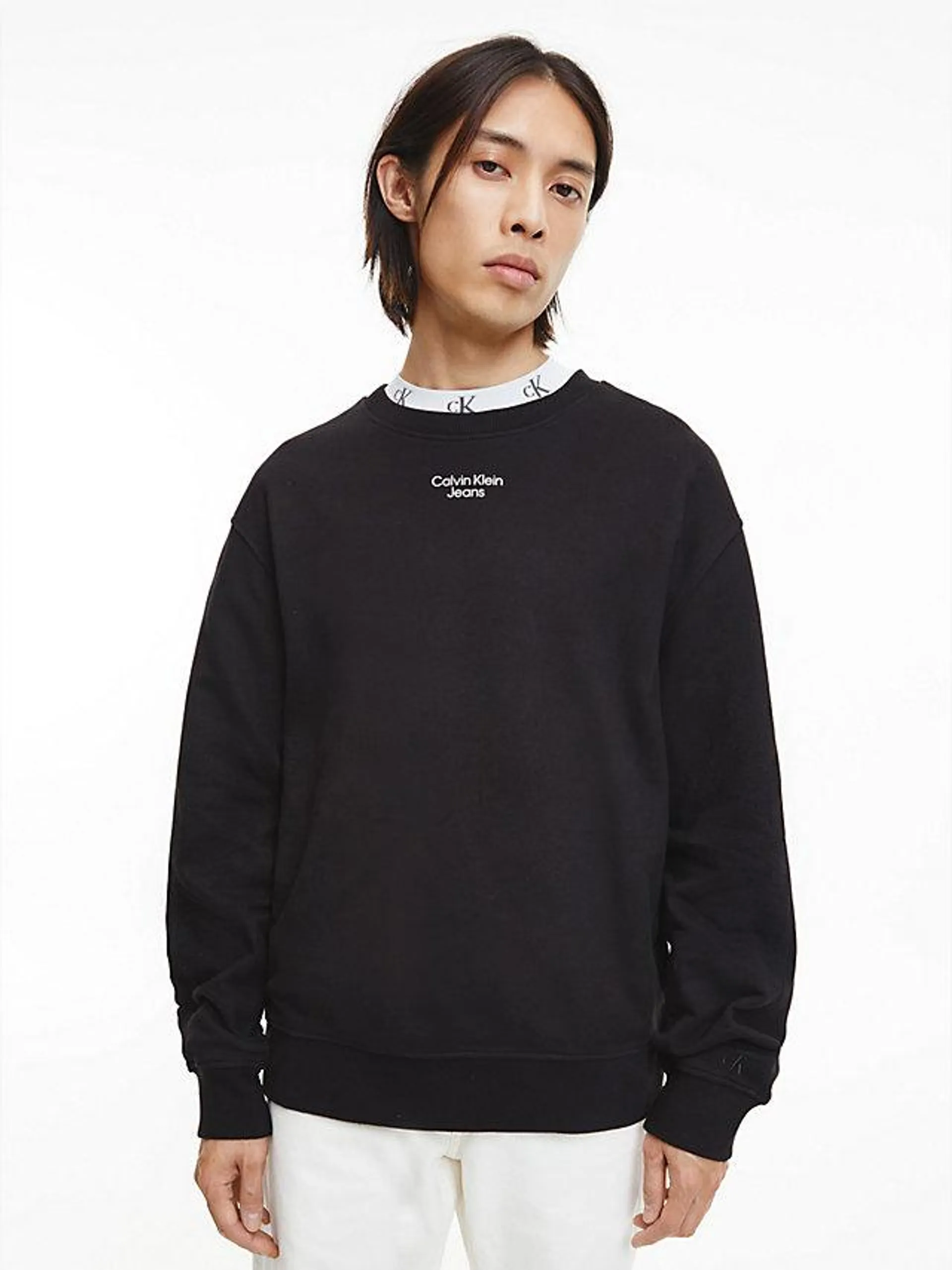 Relaxed Cotton Terry Sweatshirt