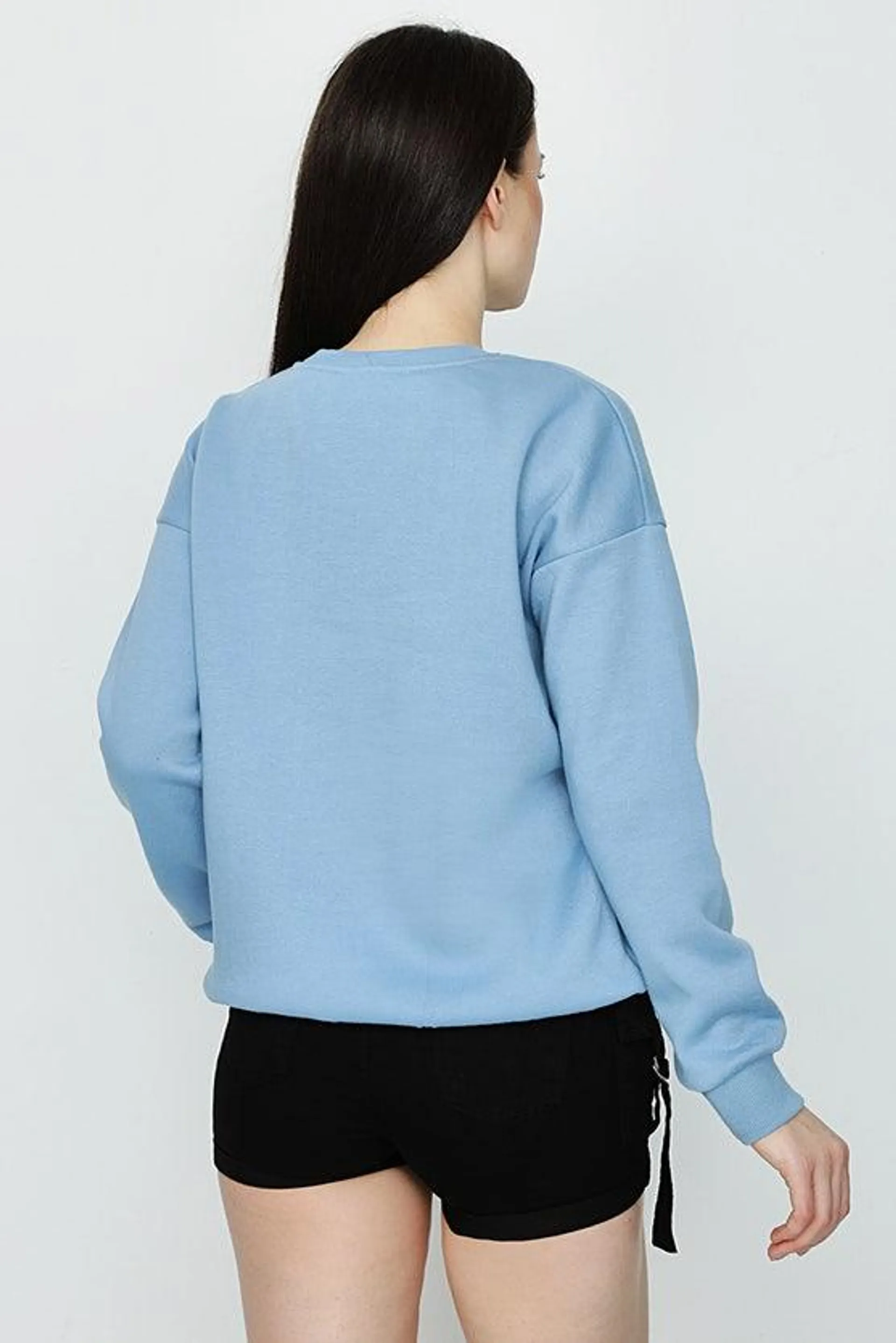 SLATE BLUE OVERSIZED SWEAT