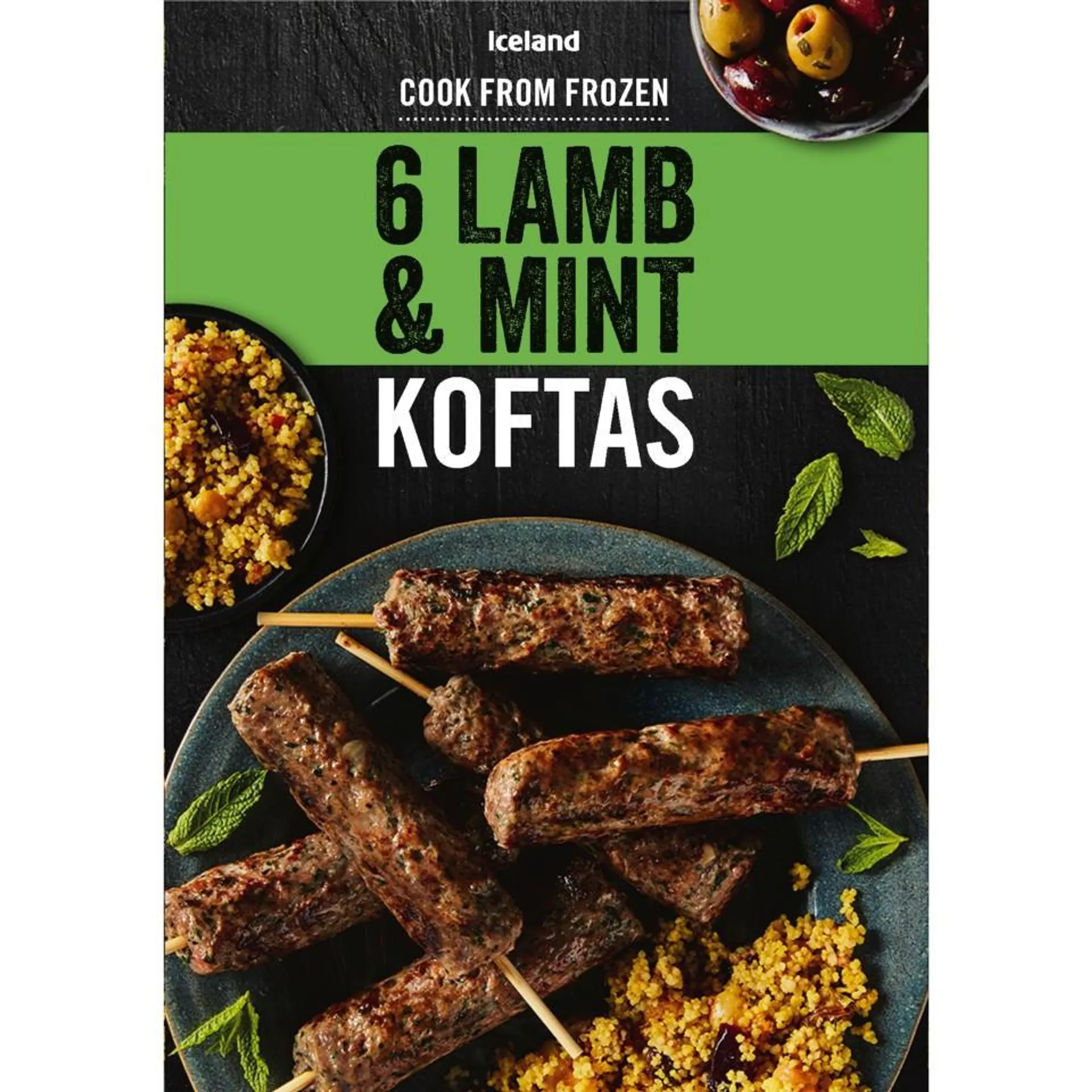 Iceland 6 Lamb & Mint Koftas 300g