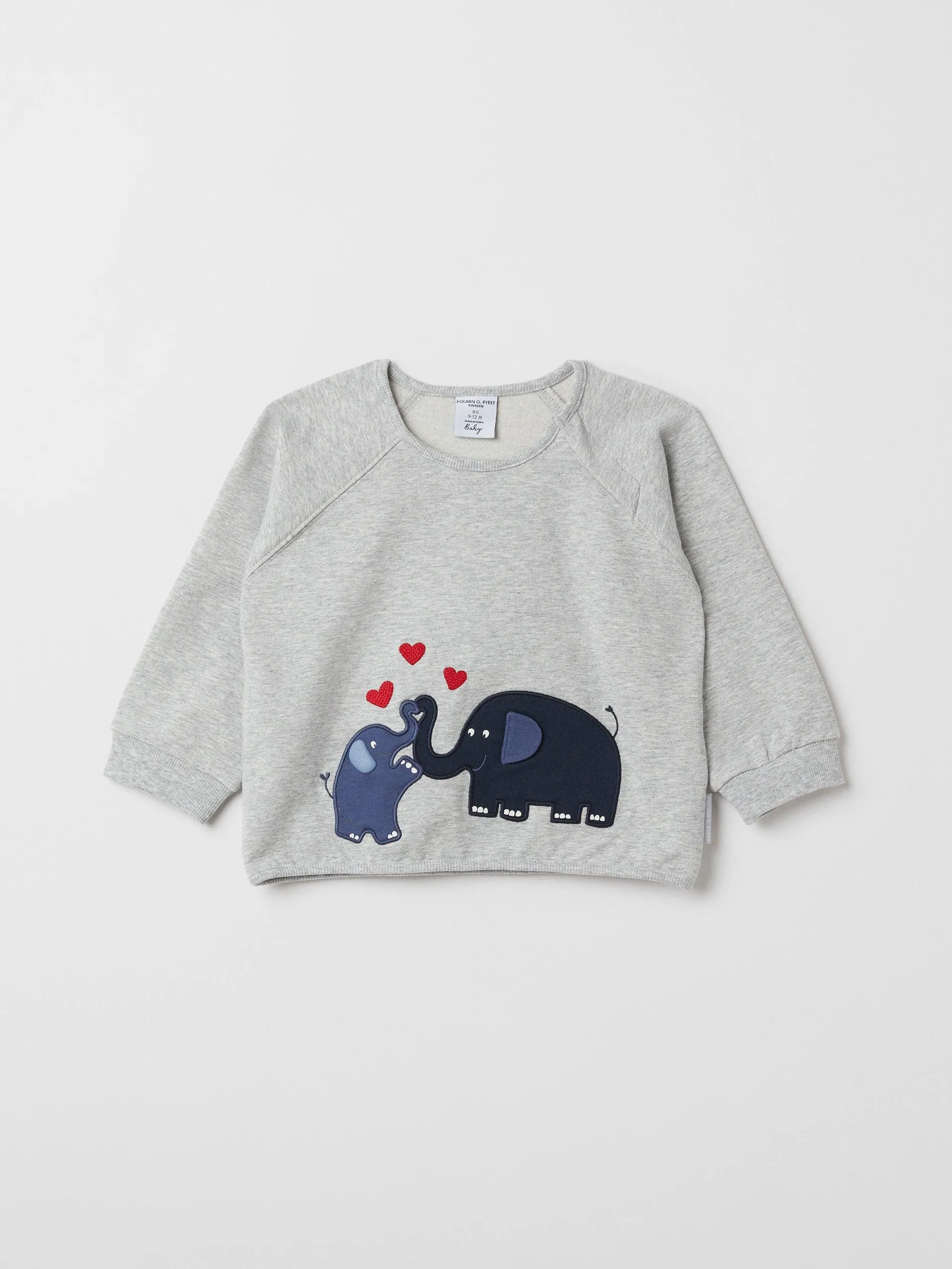 Elephant & Heart Baby Top