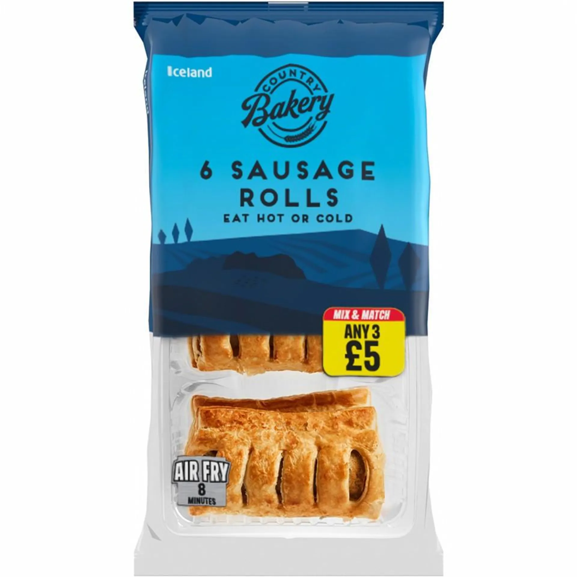 Iceland 6 Sausage Rolls