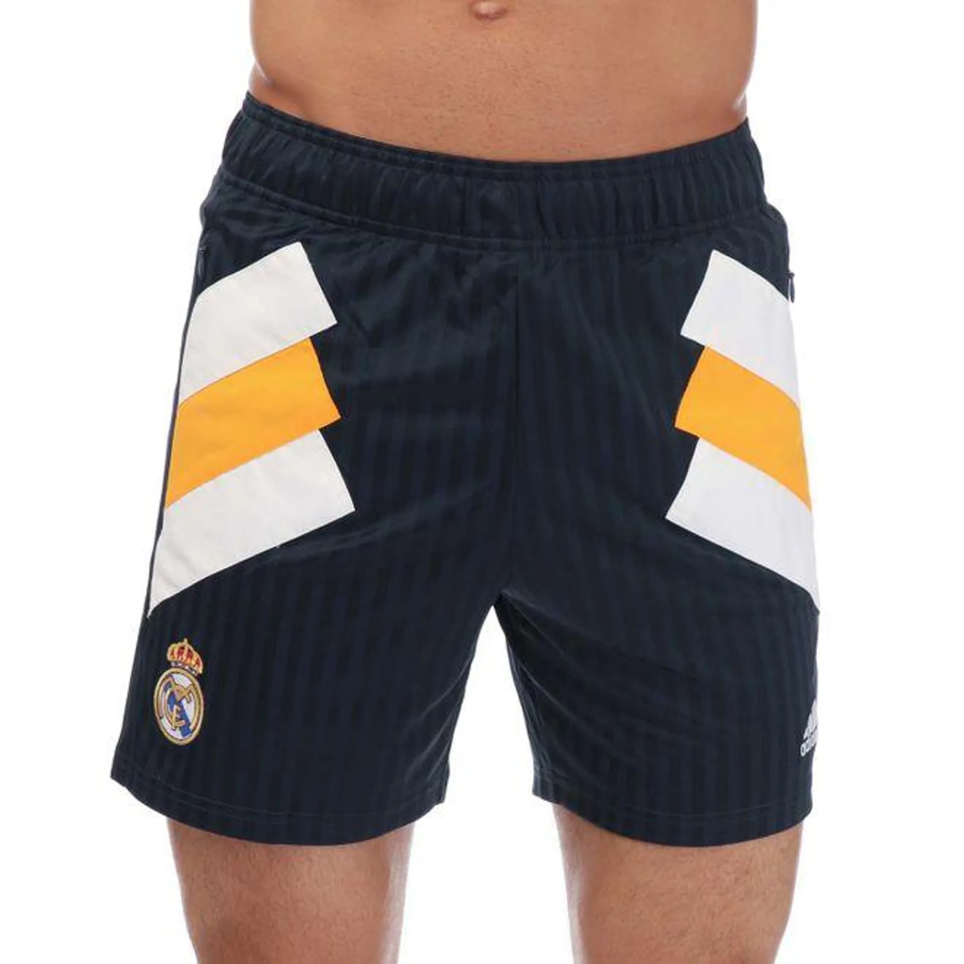 adidas Mens Real Madrid 2022/23 Icon Shorts in Navy