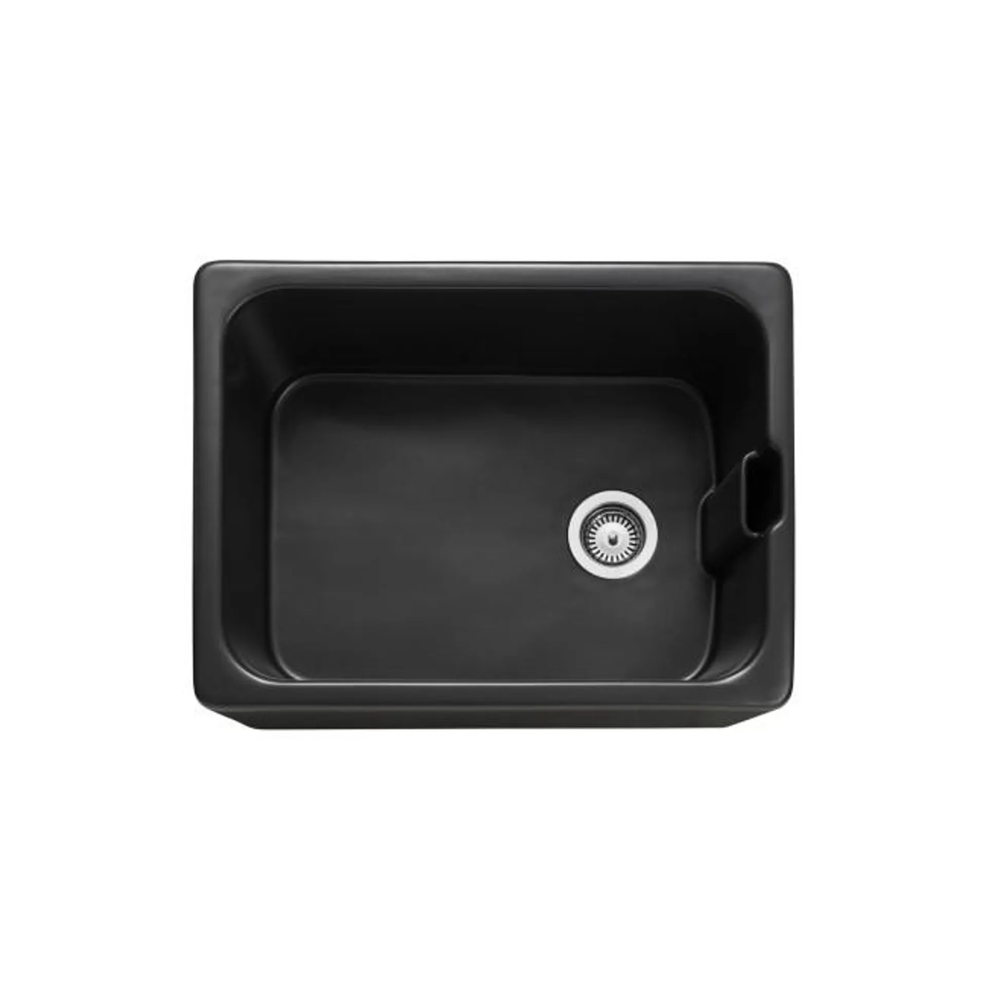 Box Opened Rangemaster Farmhouse Belfast Single Bowl Anthracite Grey Ceramic Kitchen Sink