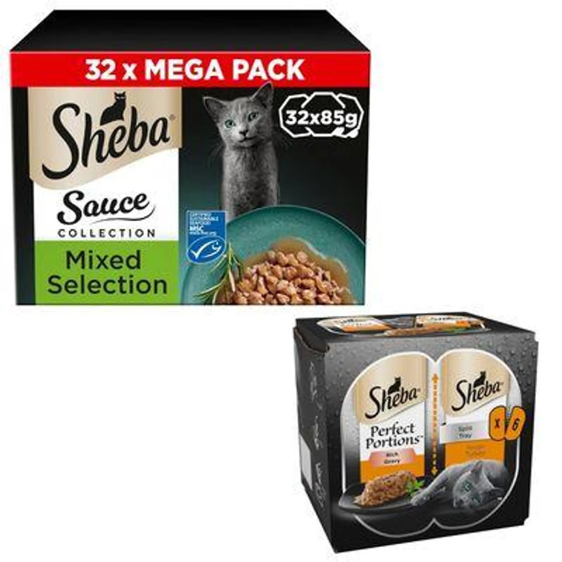 32x85g Sheba Wet Cat Food + 6x37.5g Sheba Wet Cat Food - Special Bundle! *