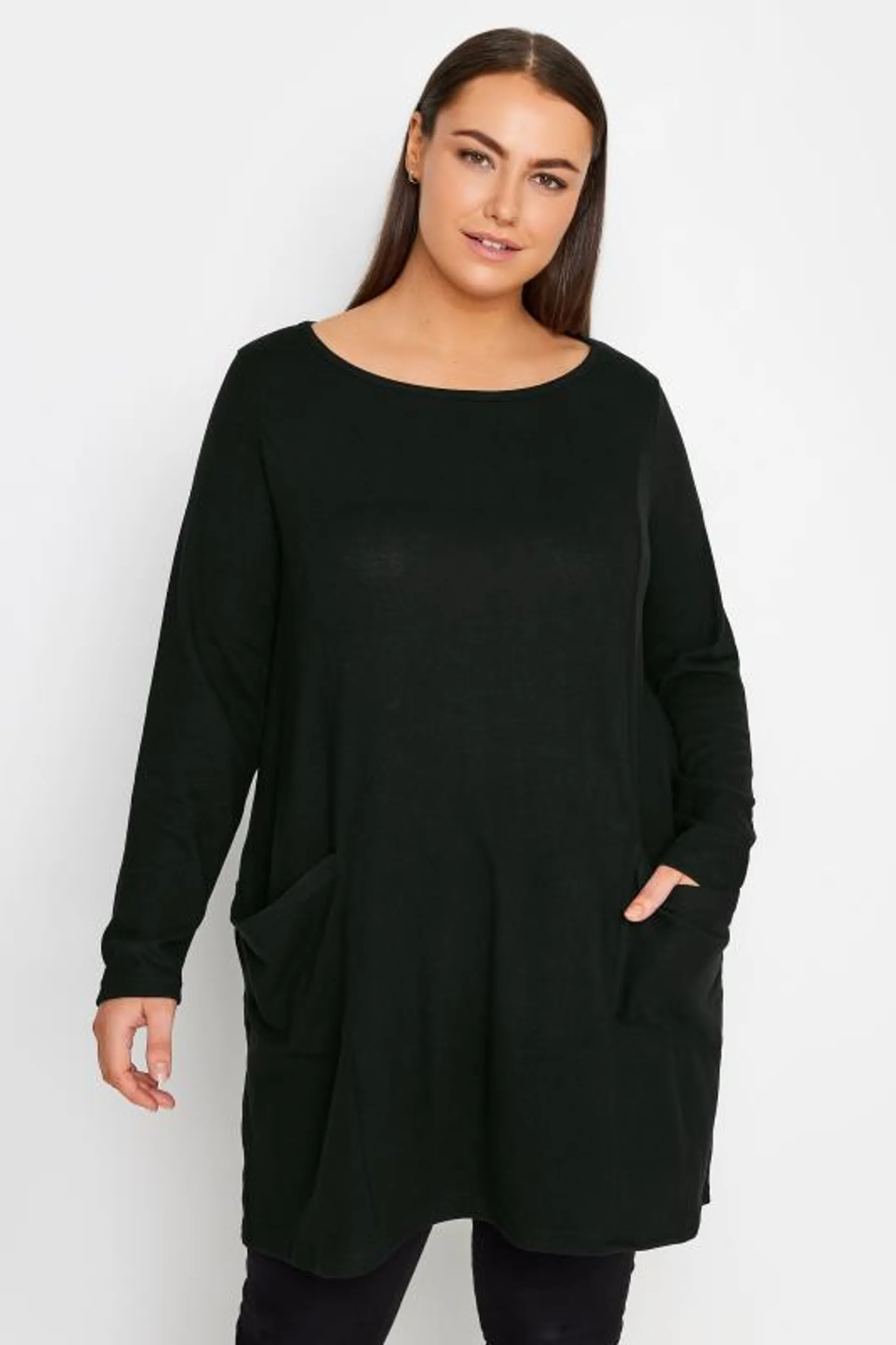 Evans Black Pocket Tunic