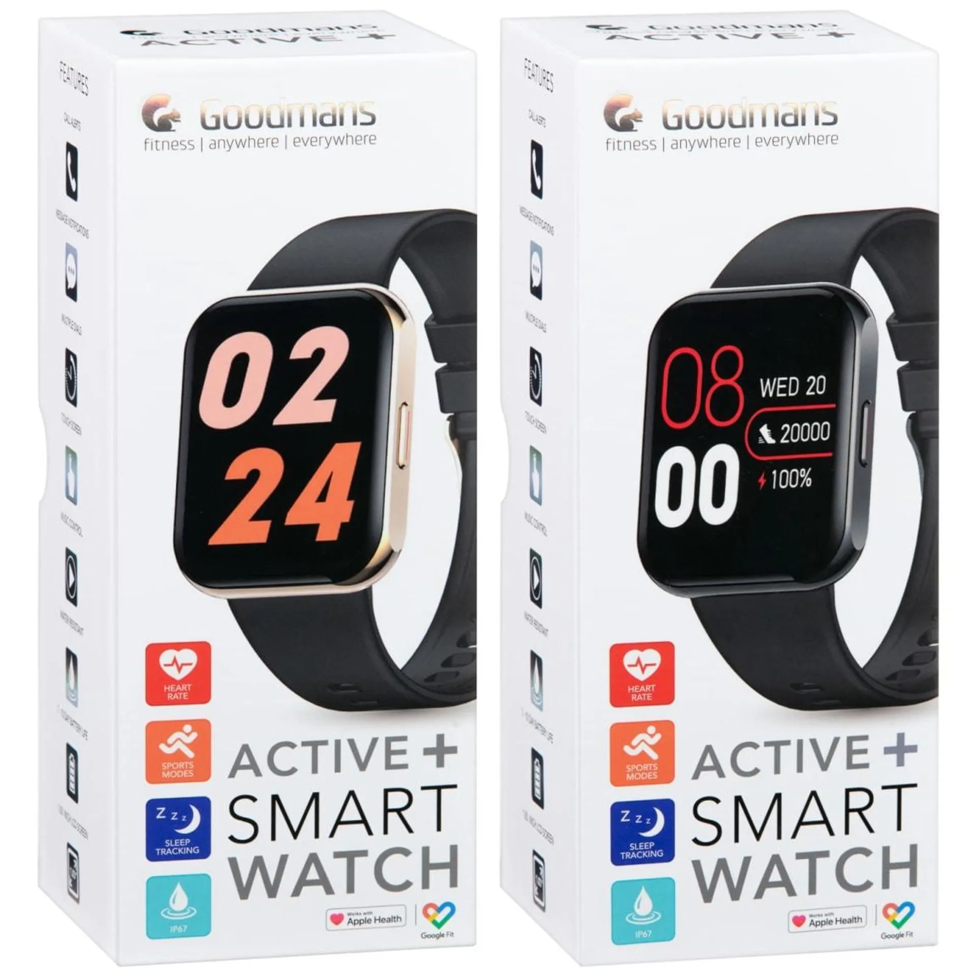 Goodmans Active+ Smart Watch - Rose Gold