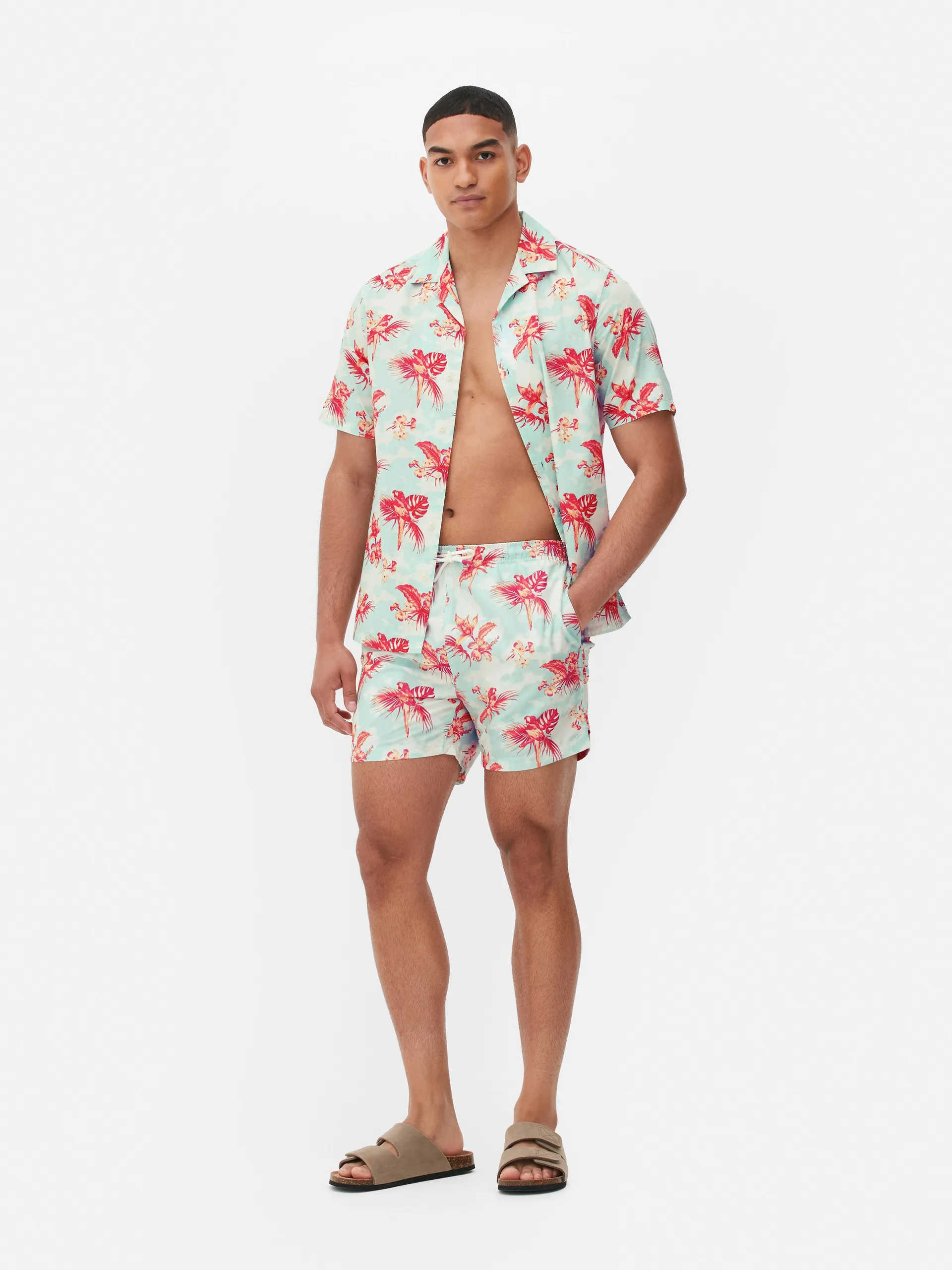 Toucan Floral Board Shorts