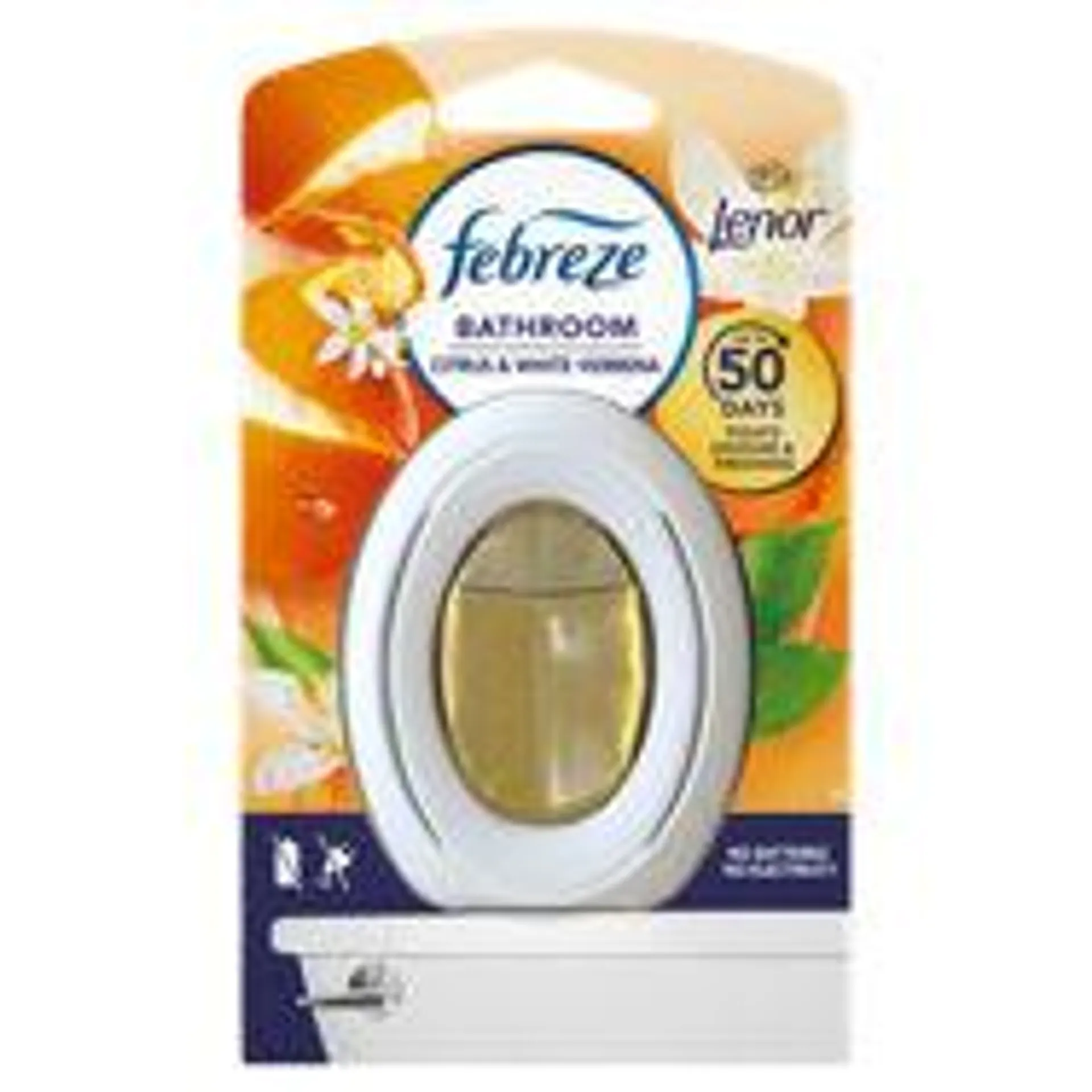 Febreze Bathroom Continuous Air Freshener Citrus and White Verbena 1 Count