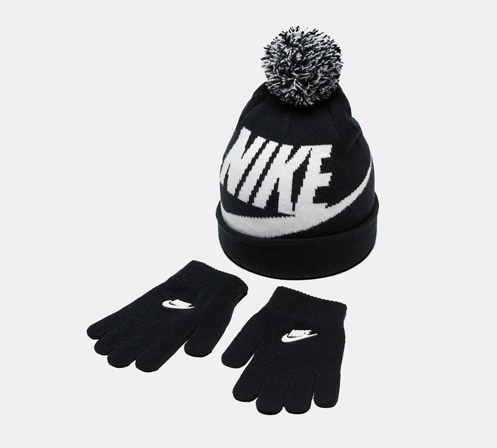 Swoosh Pom Beanie and Glove Set