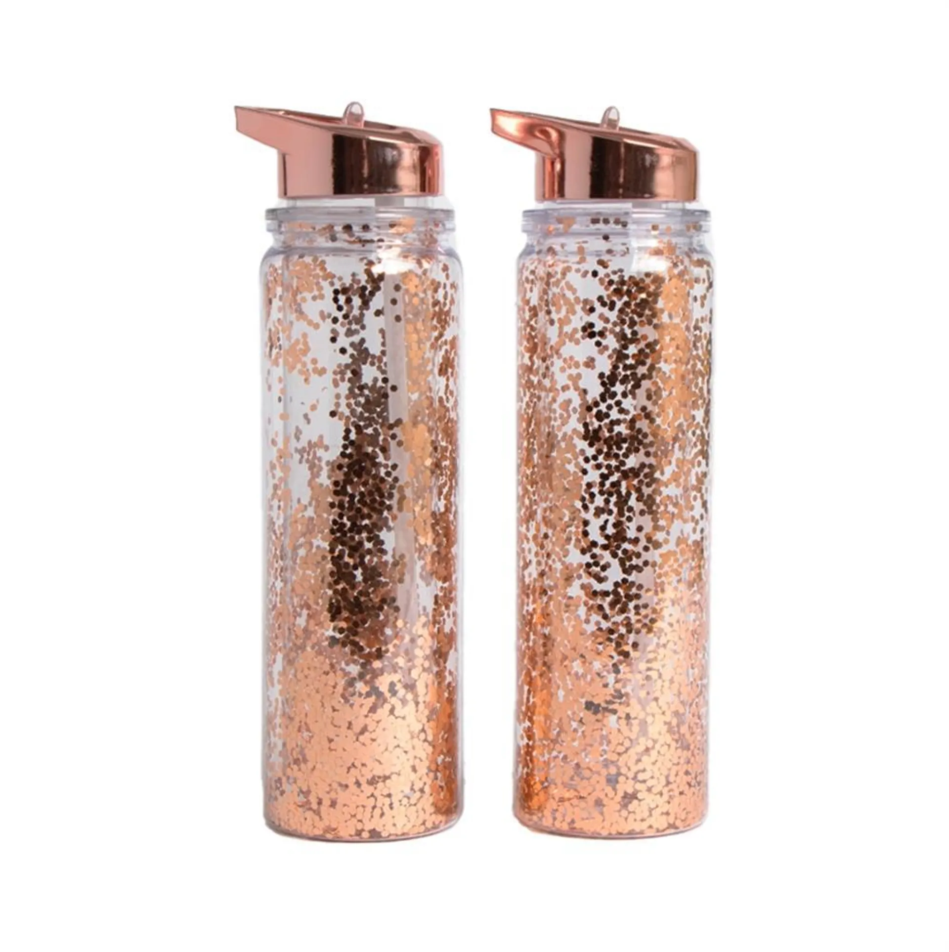 Dreamer: Glitter Water Bottle 2 Pack - Copper