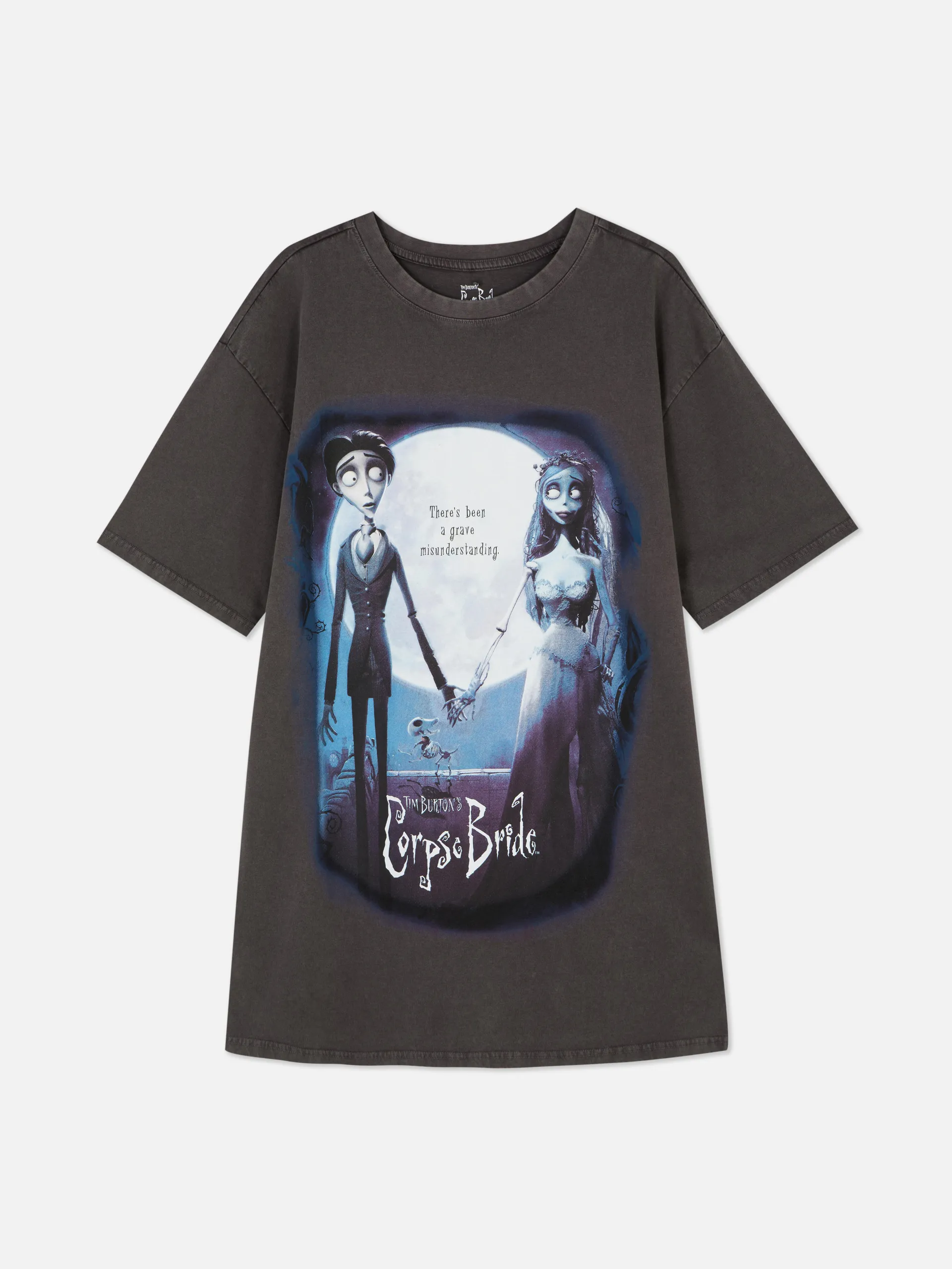 Tim Burton's The Corpse Bride Oversized Pyjama T-Shirt