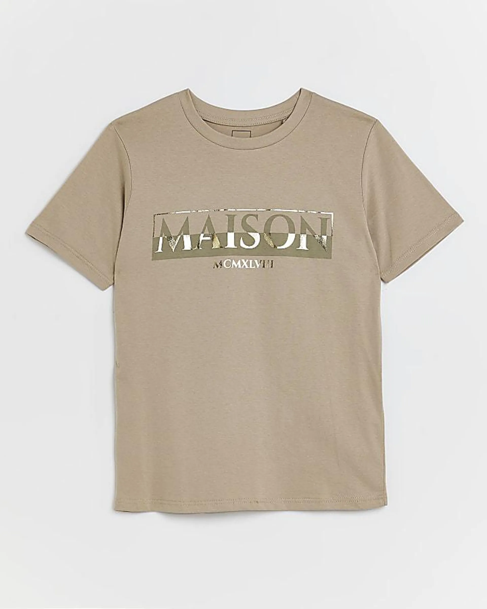 Boys Stone Maison Riviera Foil T-shirt