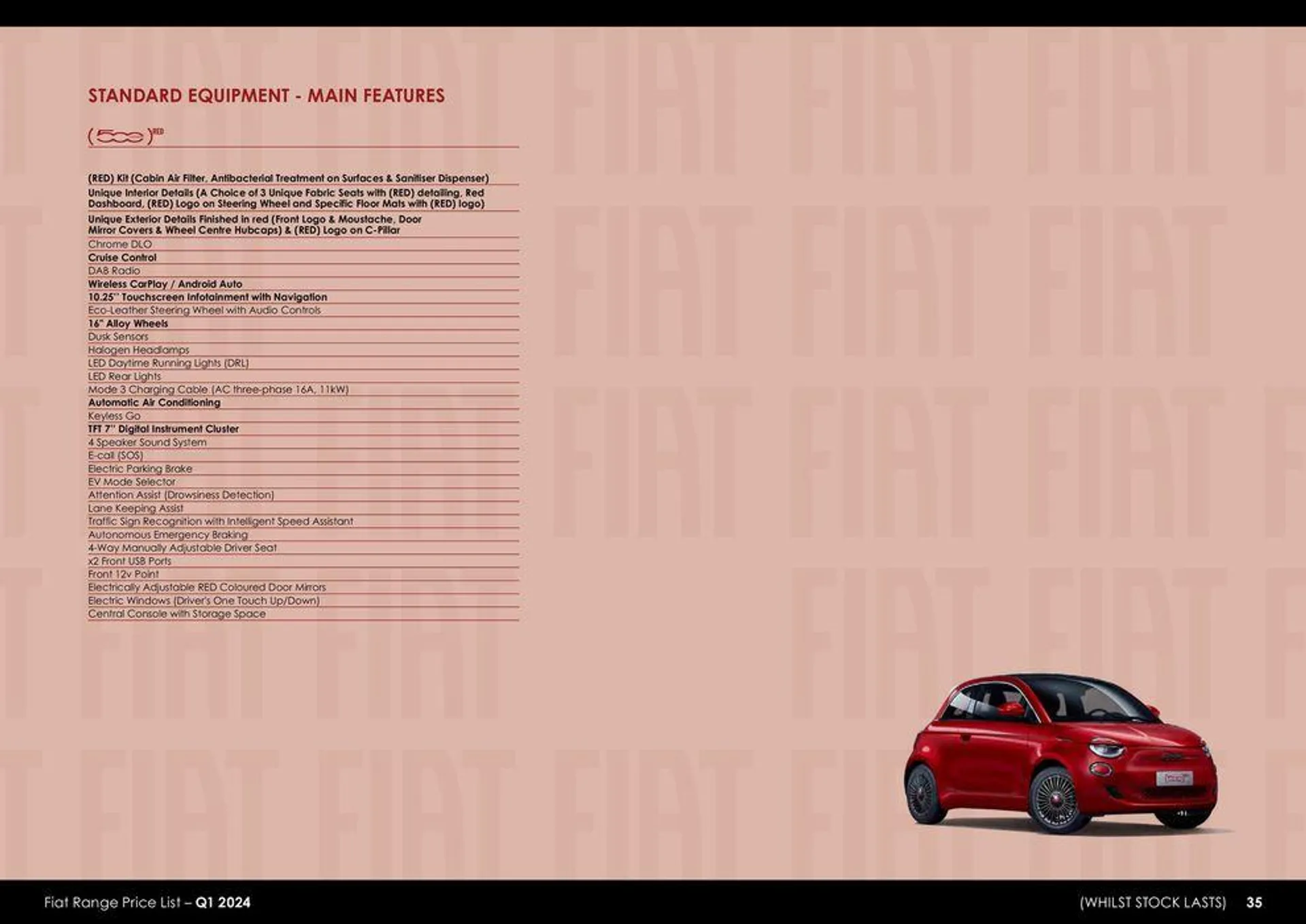 Fiat Range Price List 2024 - 35