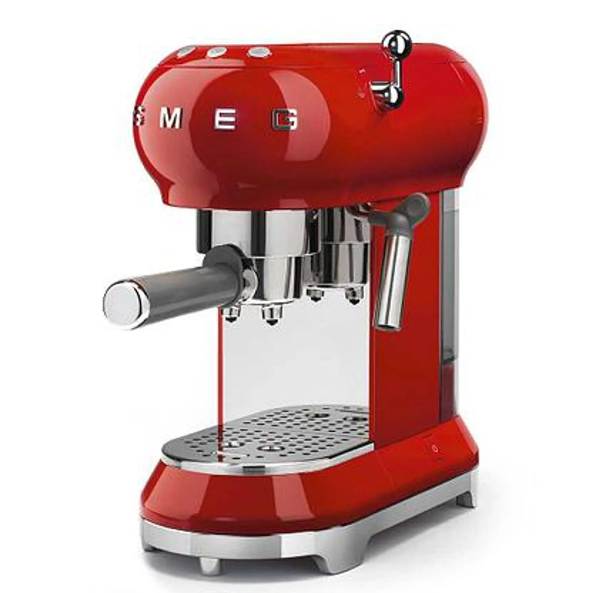 Smeg ECF01RDUK Freestanding Retro Espresso Coffee Machine – RED