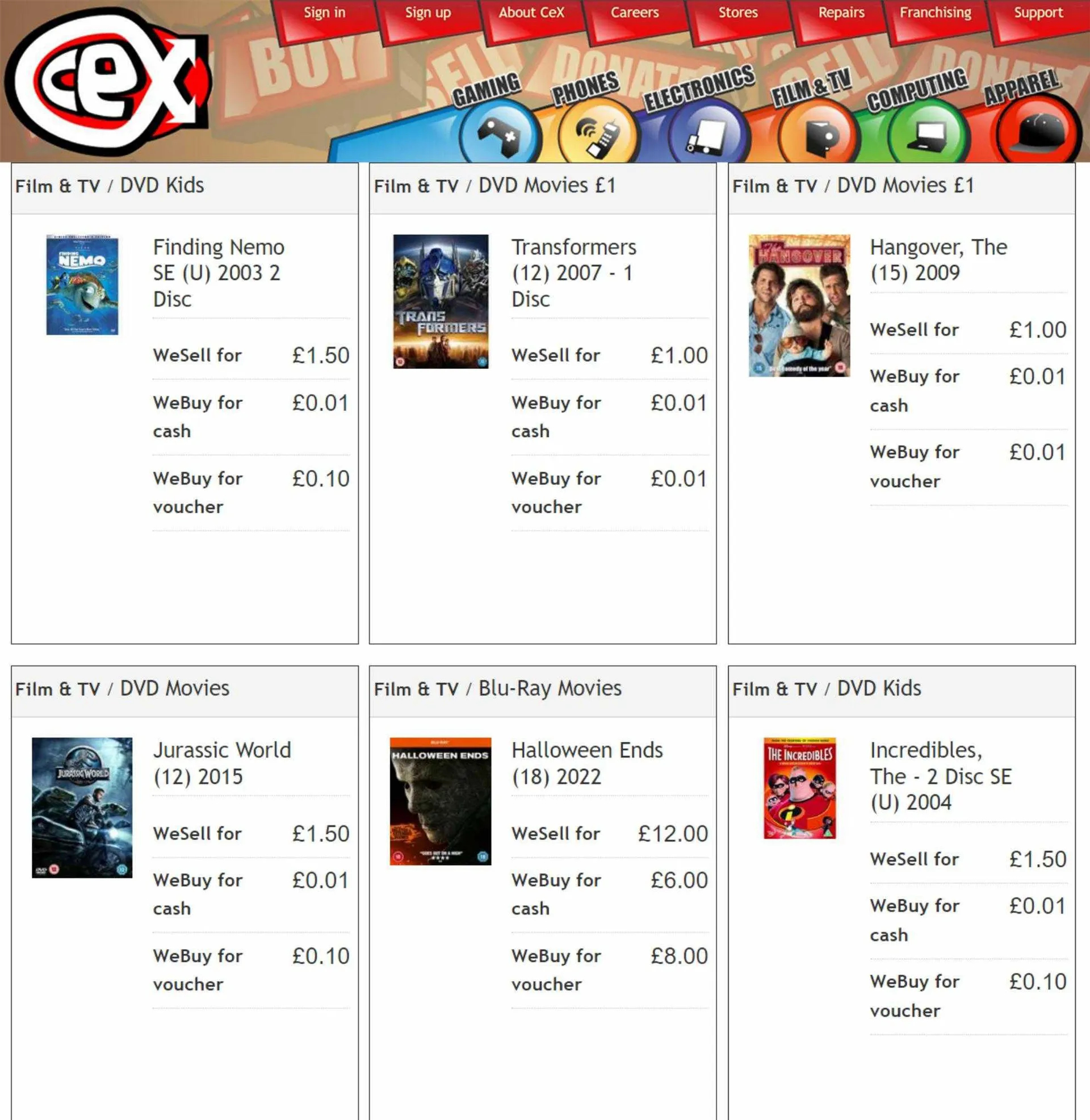 CeX Weekly Offers - 3