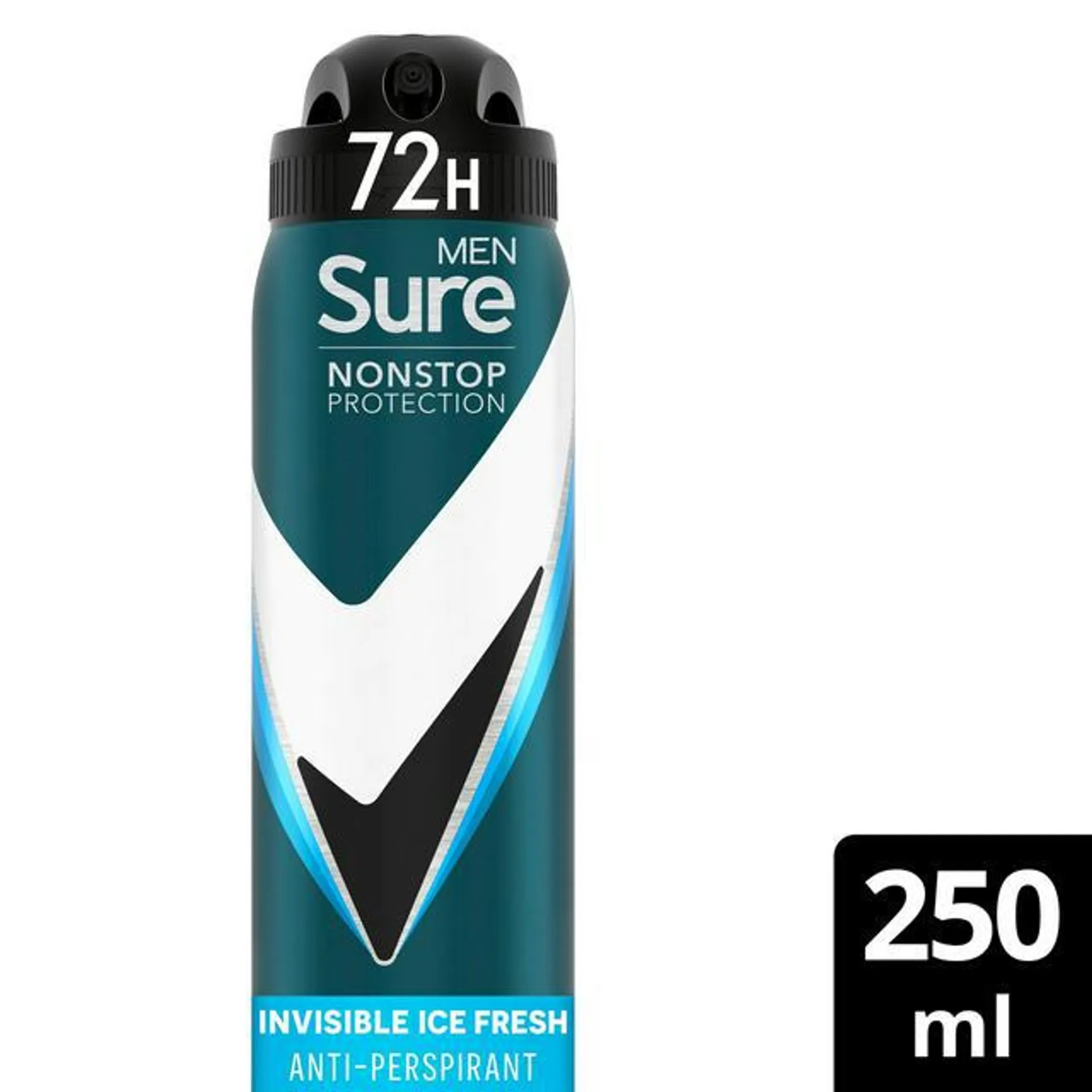 Sure 72hr Ice Fresh Nonstop Protection Anti-Perspirant Deodorant Aerosol 250ml