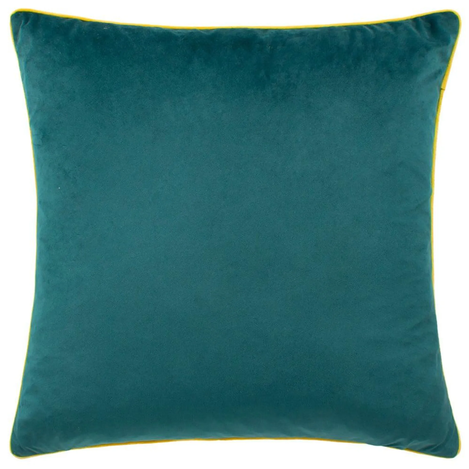 Paoletti Meridian Teal Cylon Velvet Cushion