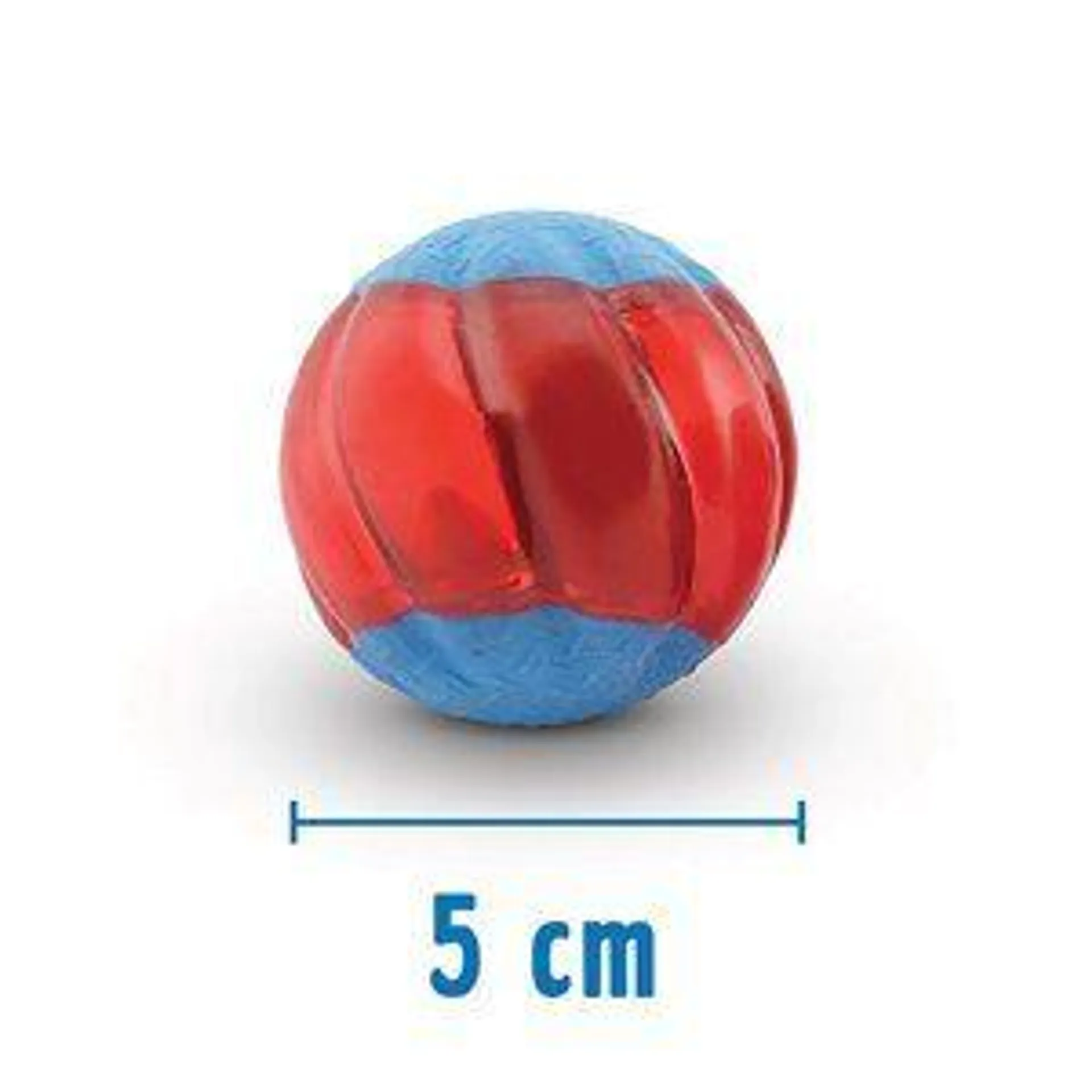 Zeus Duo Ball 5cm With Squeaker - 2 Pack