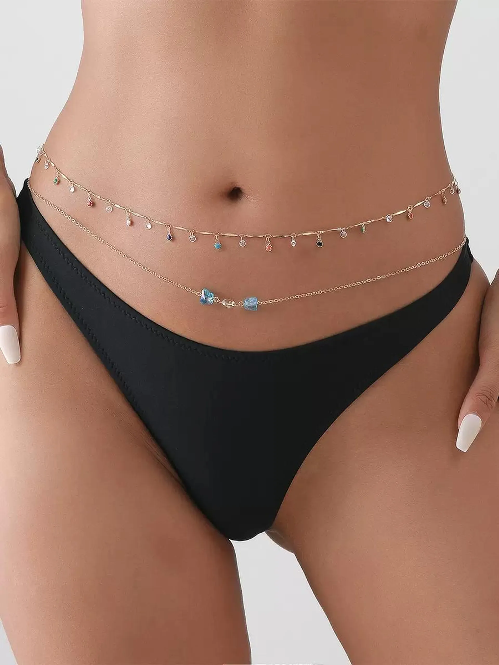 Waist Chain Metal Beach Teen Girl's Women's Jewelry