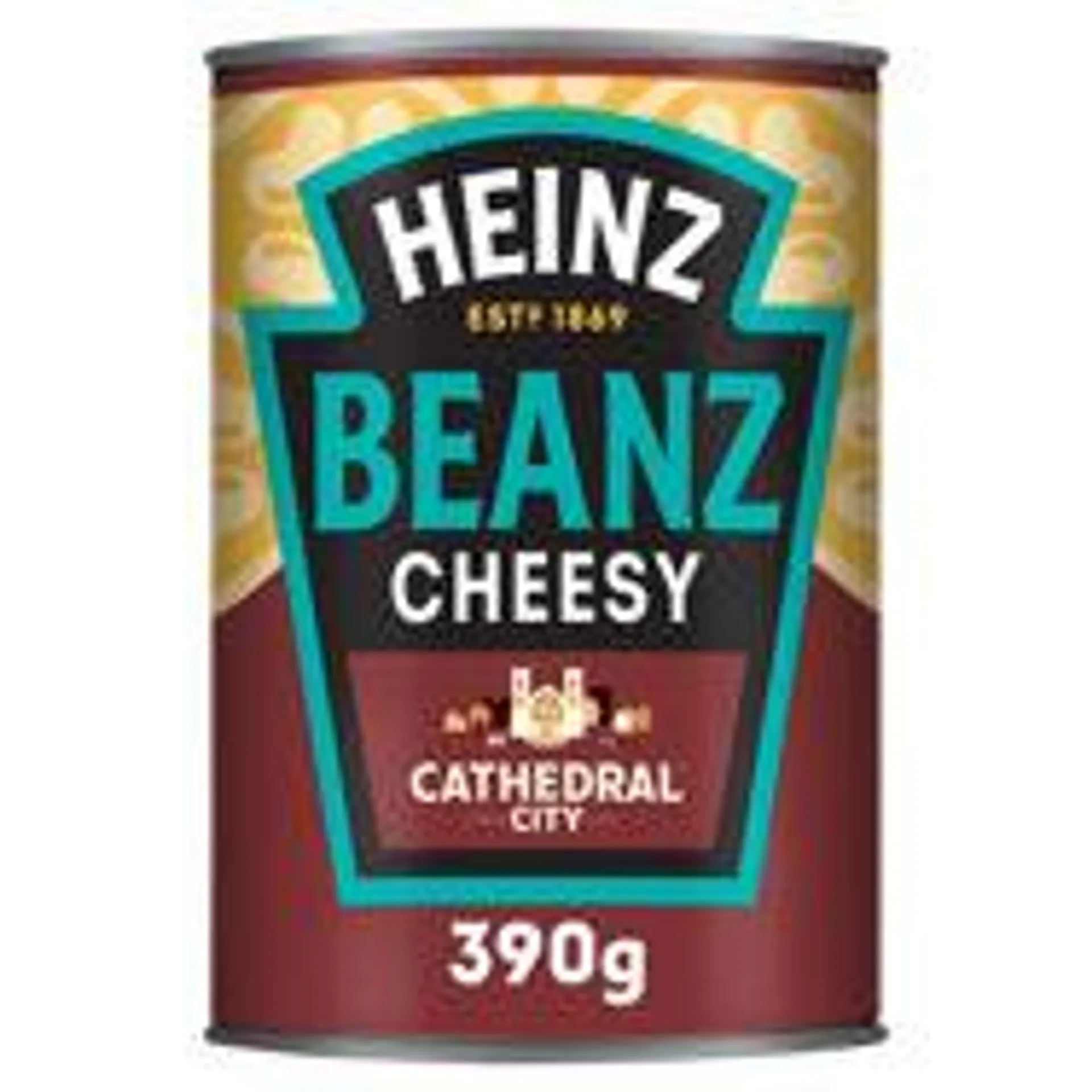 Heinz Cathedral City Cheesy Tinned Baked Beans 390g