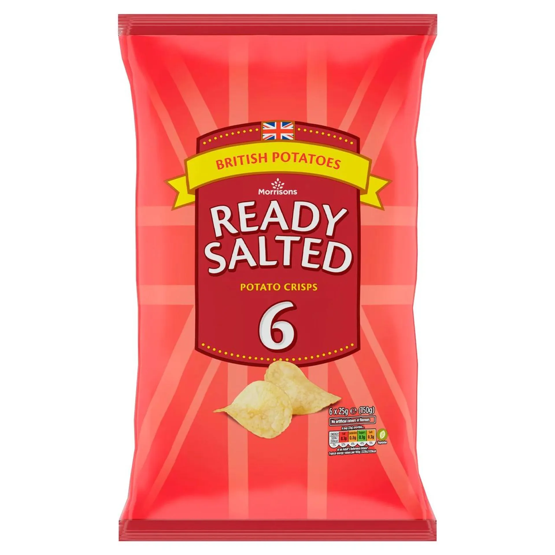 Morrisons Ready Salted Flavour Crisps Multipack