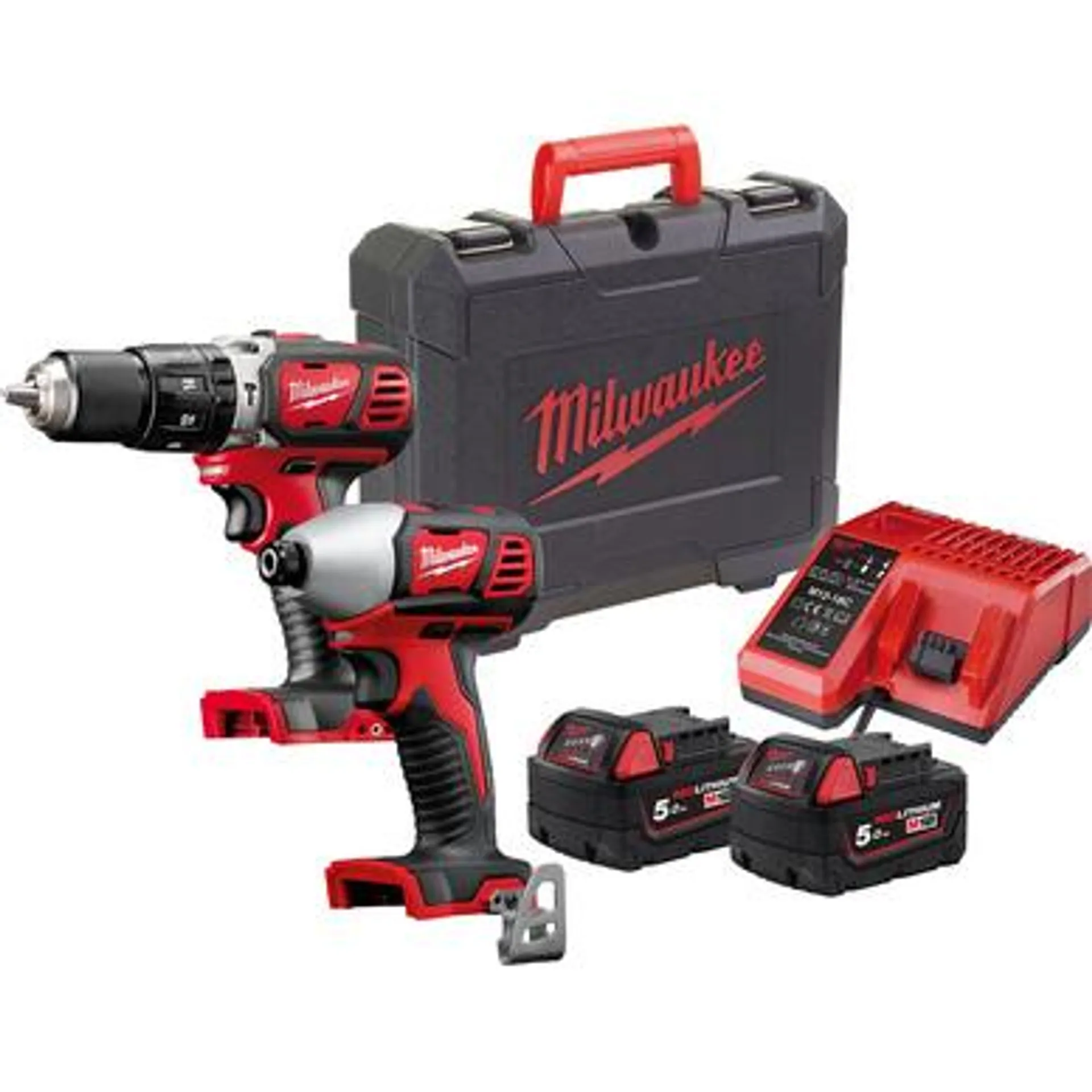 Milwaukee M18 BPP2C-502C Heavy Duty Twin Pack 2 x 5.0Ah