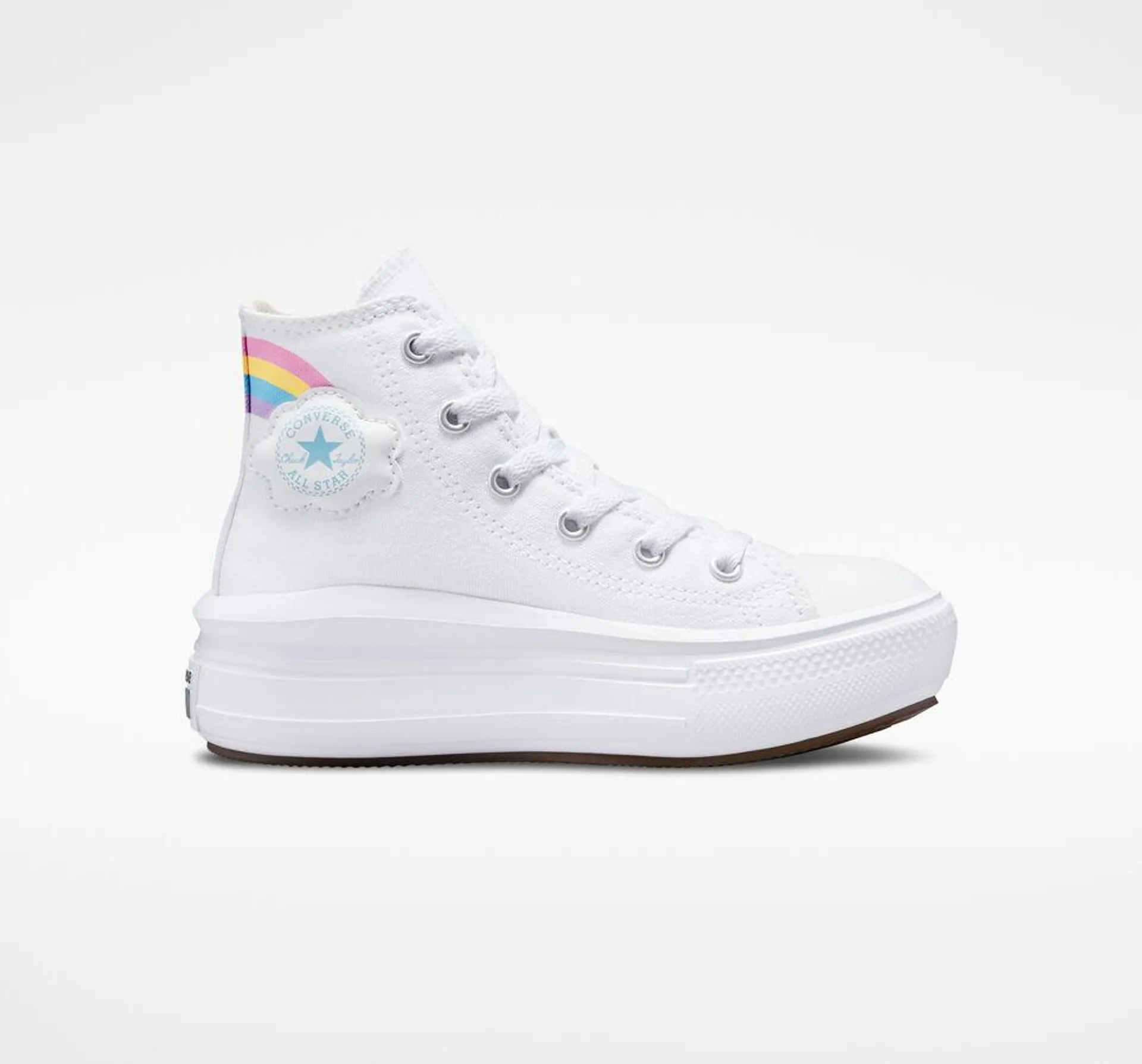 Chuck Taylor All Star Move Platform Rainbow Cloud