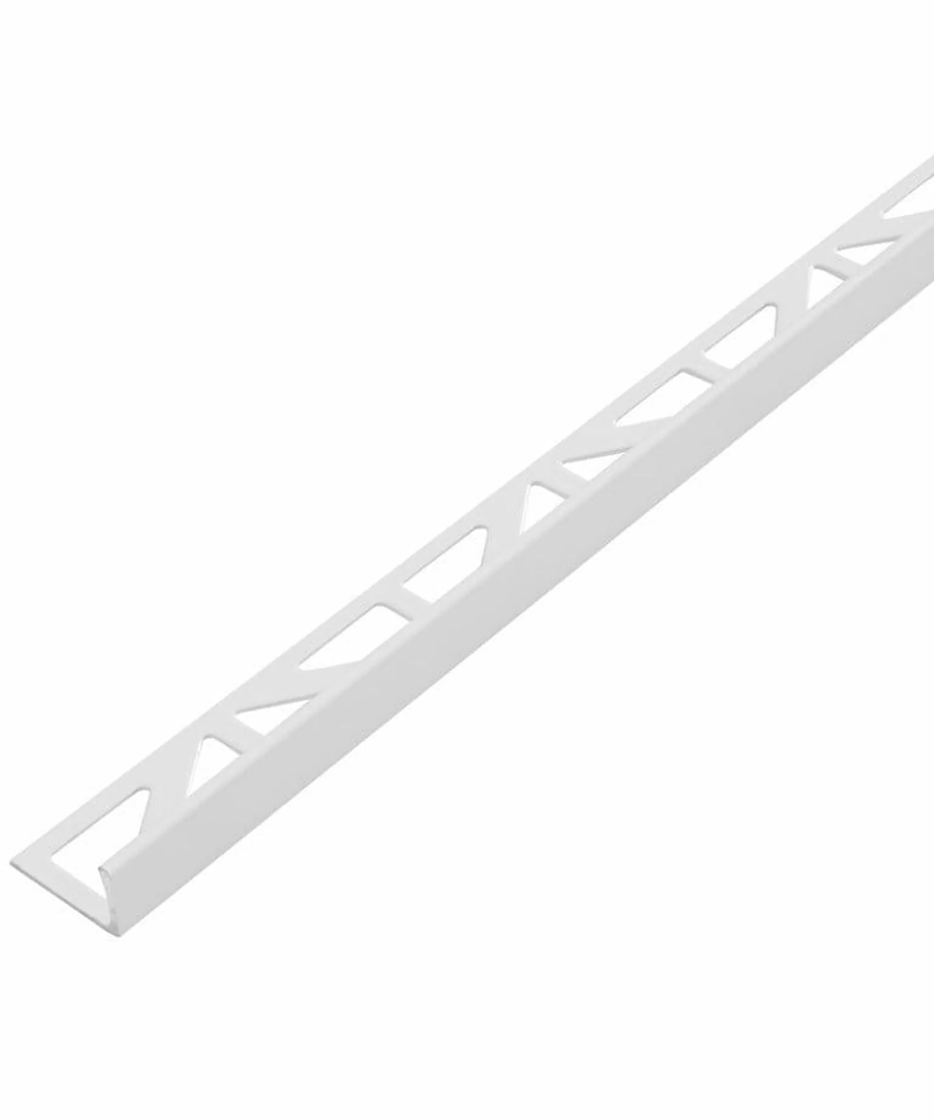 White Gloss Straight Edge 12.5mm Trim