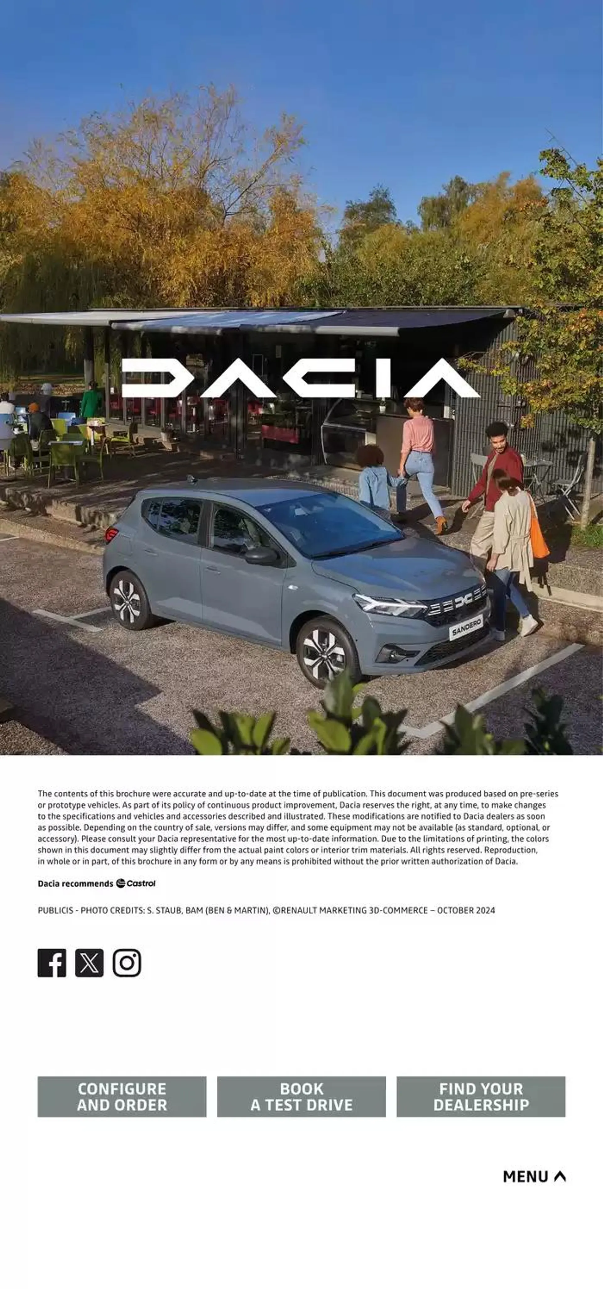 Dacia Sandero from 8 October to 31 May 2025 - Catalogue Page 23