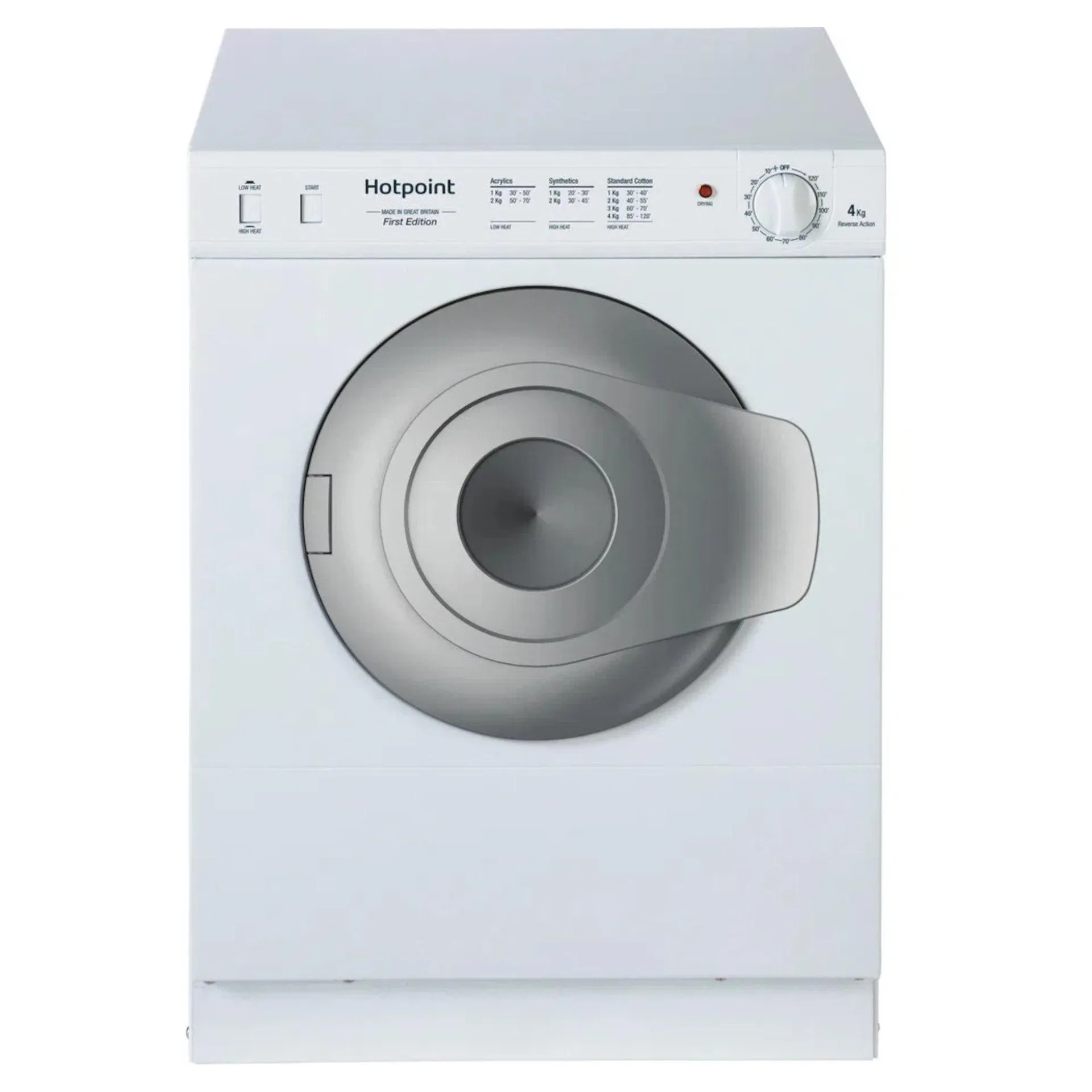 Hotpoint NV4D01P 4kg Compact Front Vented Tumble Dryer