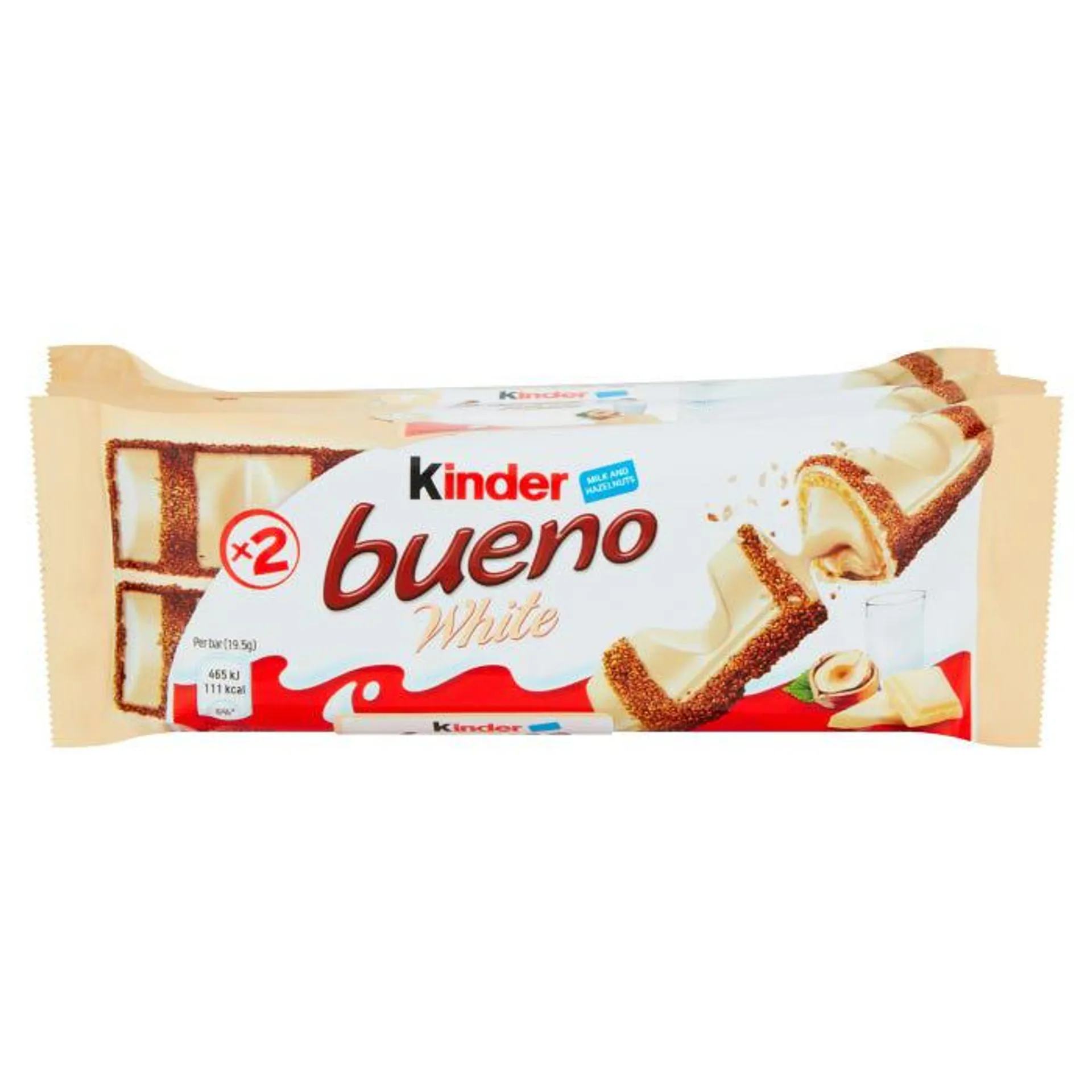 Kinder Bueno White, 39g (Pack of 3)