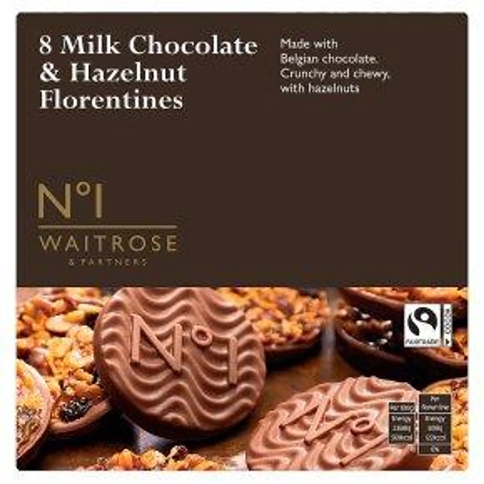 No.1 Milk Choc Hazelnut Florentines