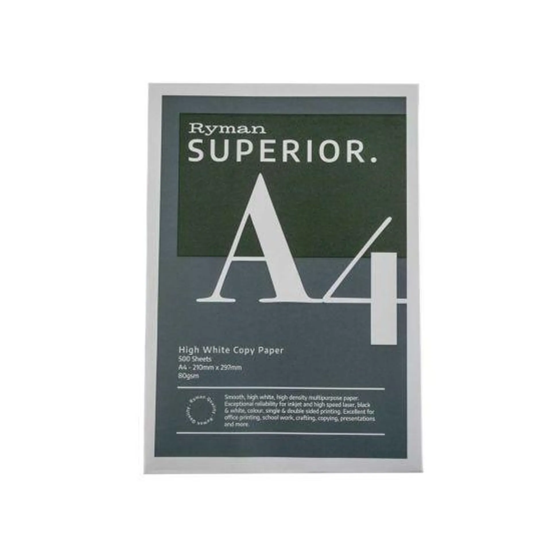 Ryman SuperiorCopy Paper A4 80gsm 500 Sheets