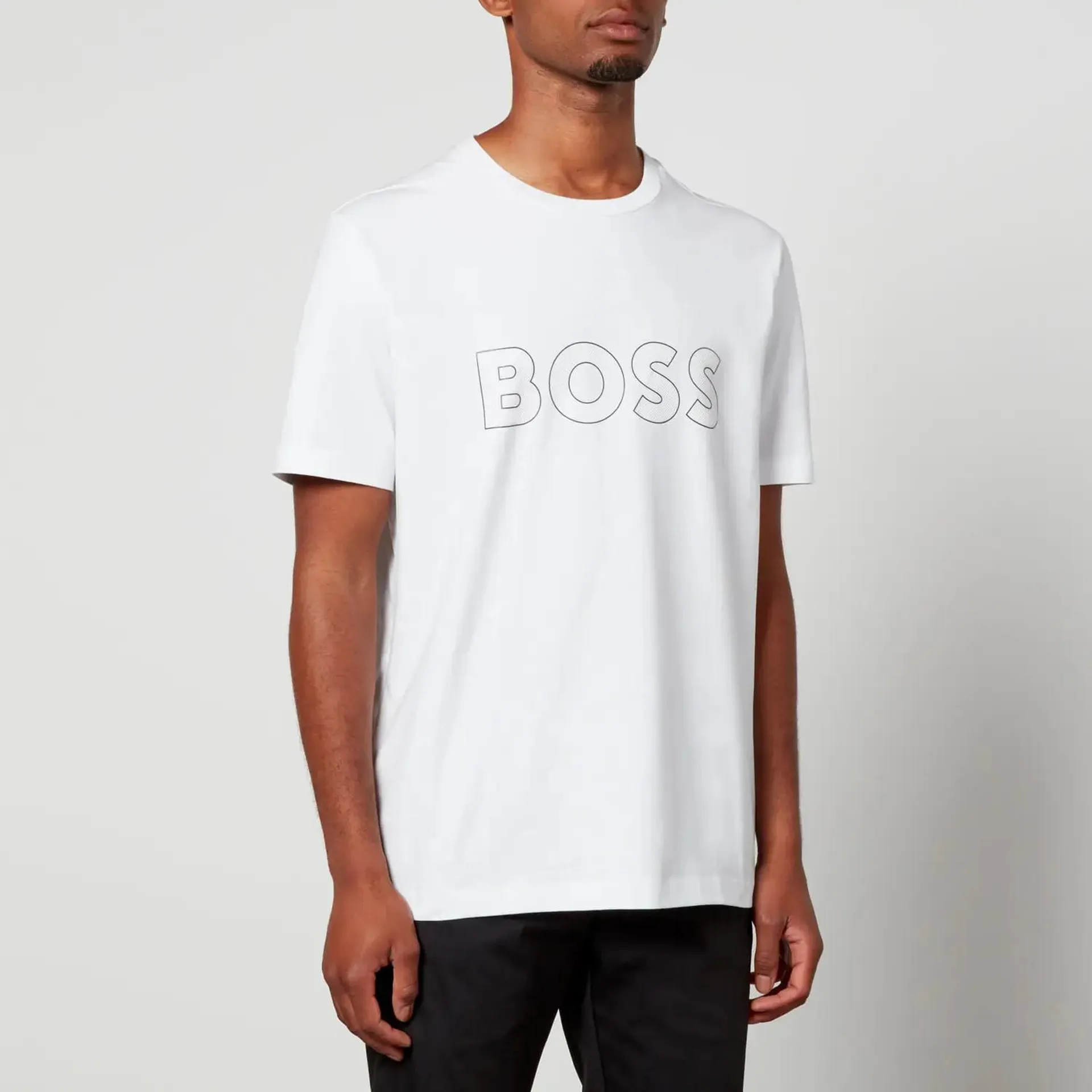 BOSS Green 9 Logo Cotton-Blend T-Shirt