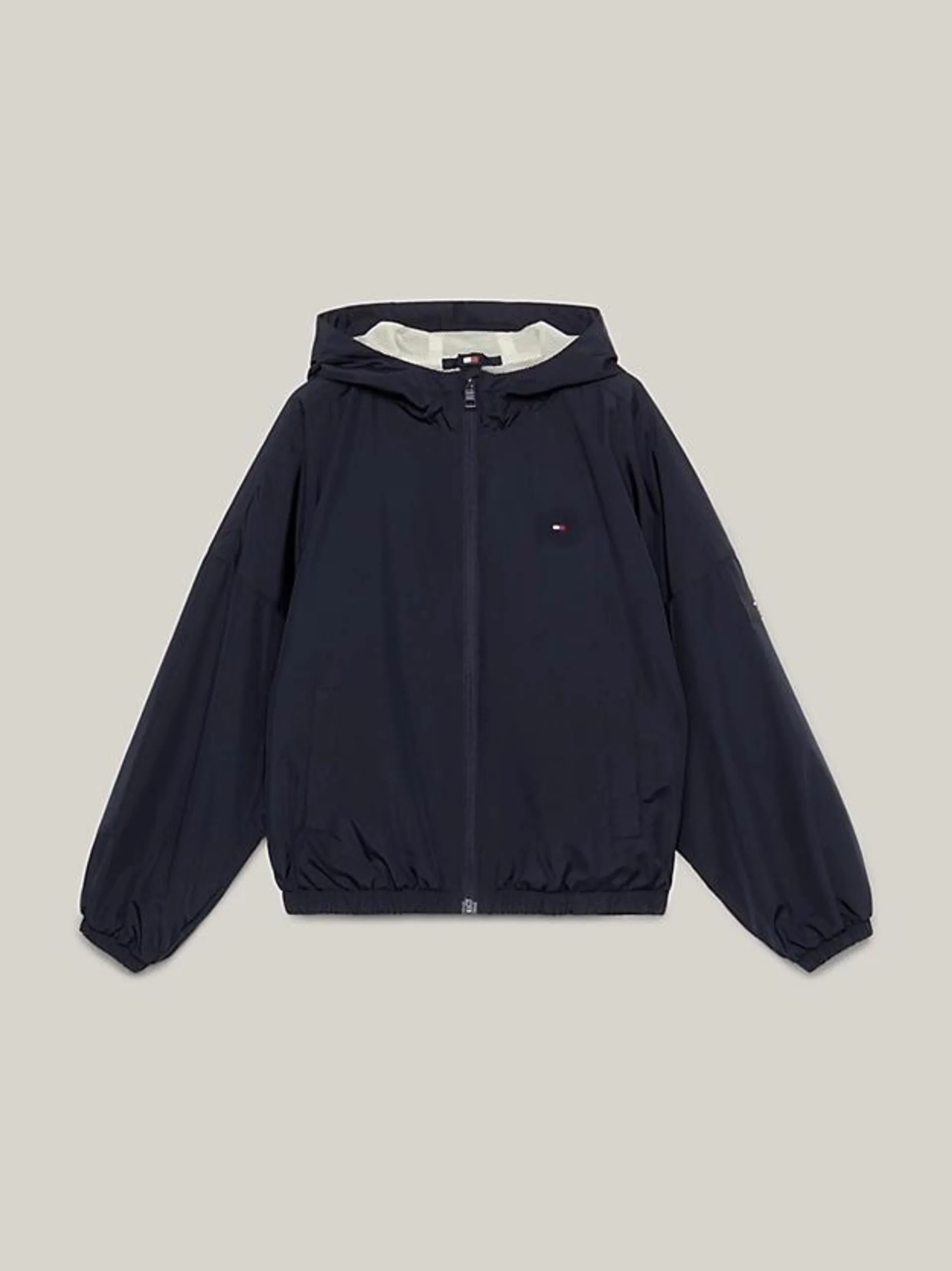 Essential Lightweight Relaxed Fit Hooded Jacket