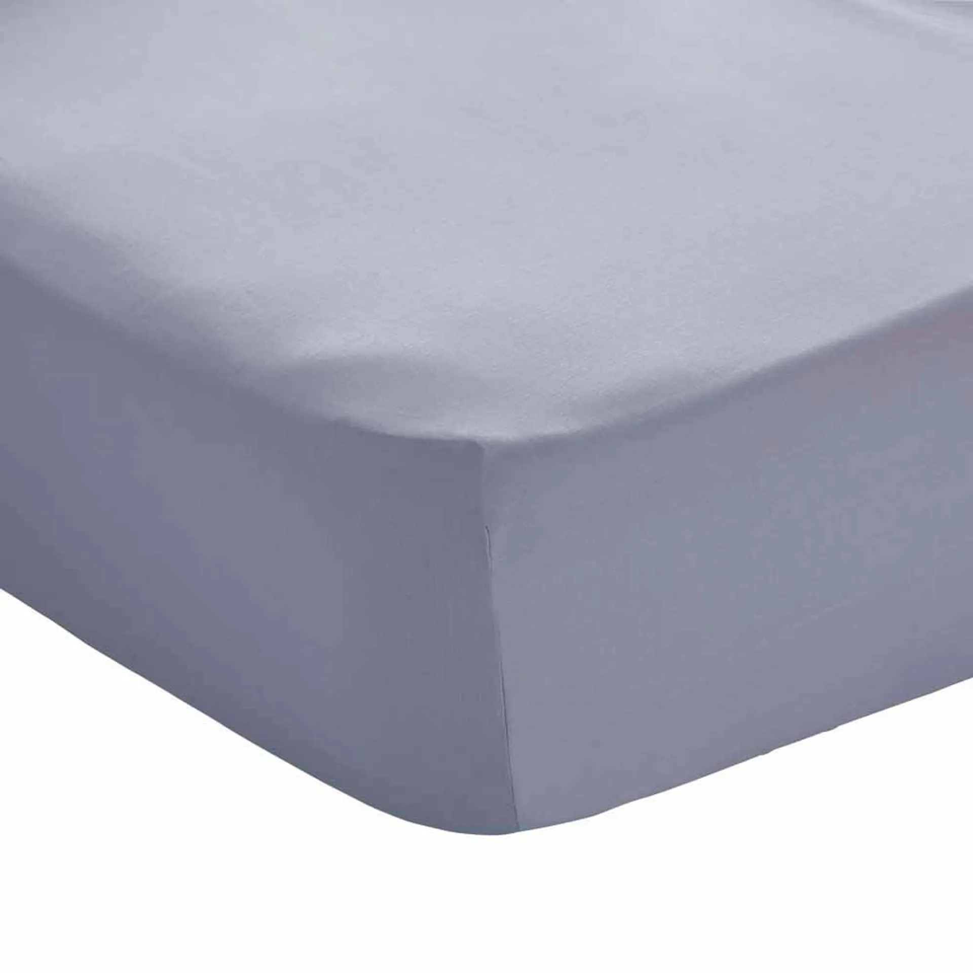 Wilko King Blue Fog Fitted Bed Sheet