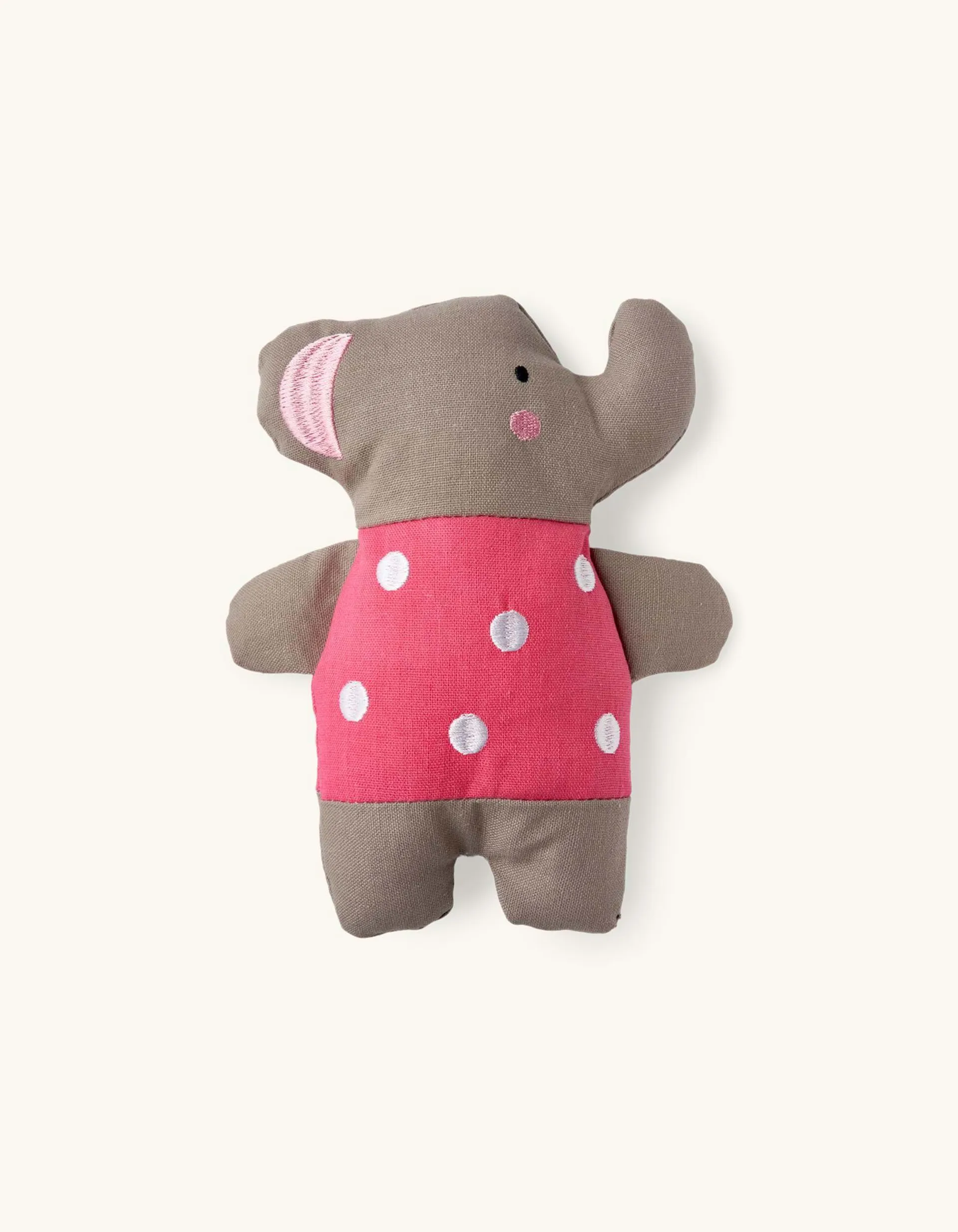 Soft toy elephant Linen/polyester/viscose/cotton. 17 cm.
