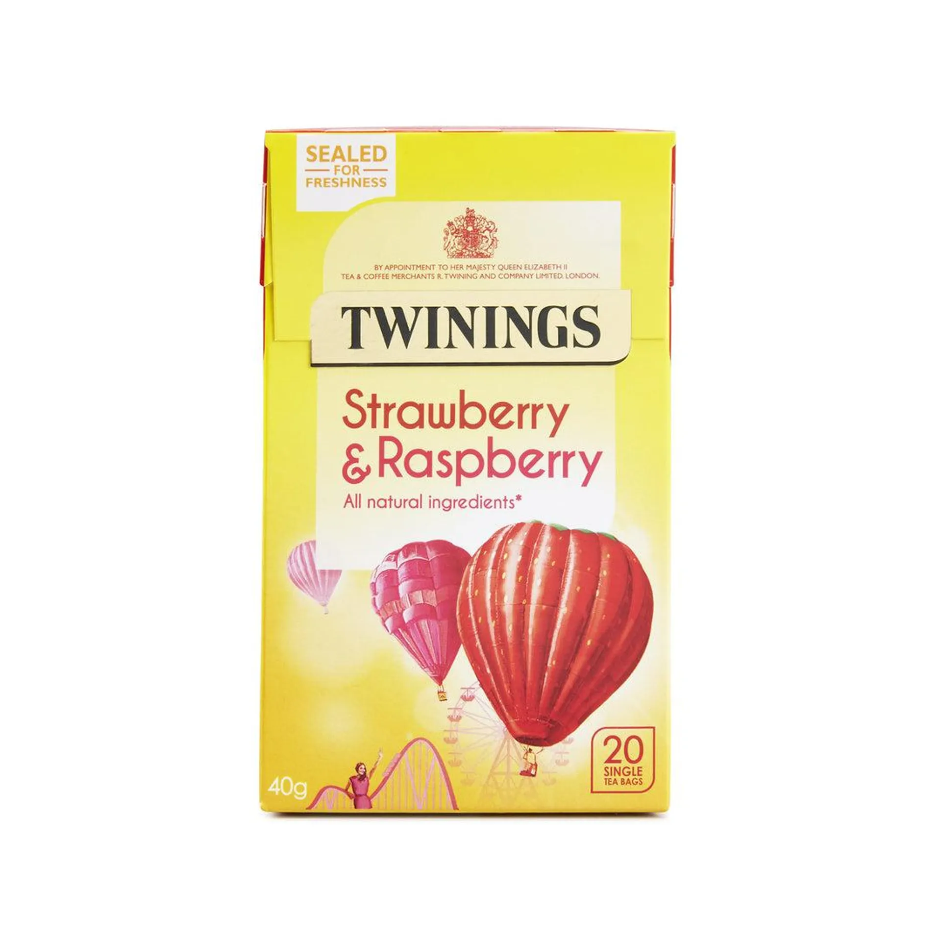 Strawberry & Raspberry 20 Tea Bags