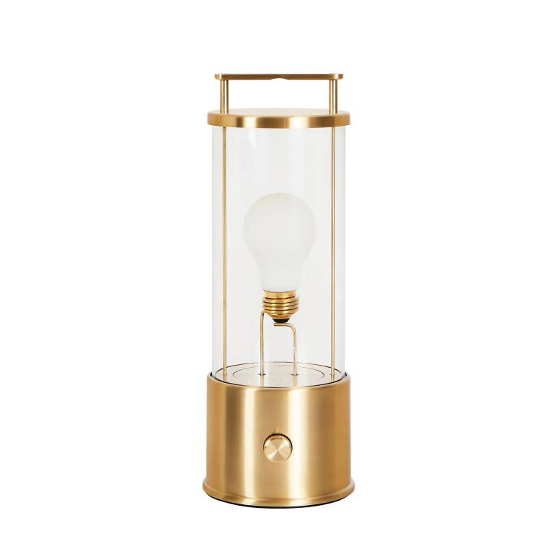 The Muse Portable Lamp in Solid Brass