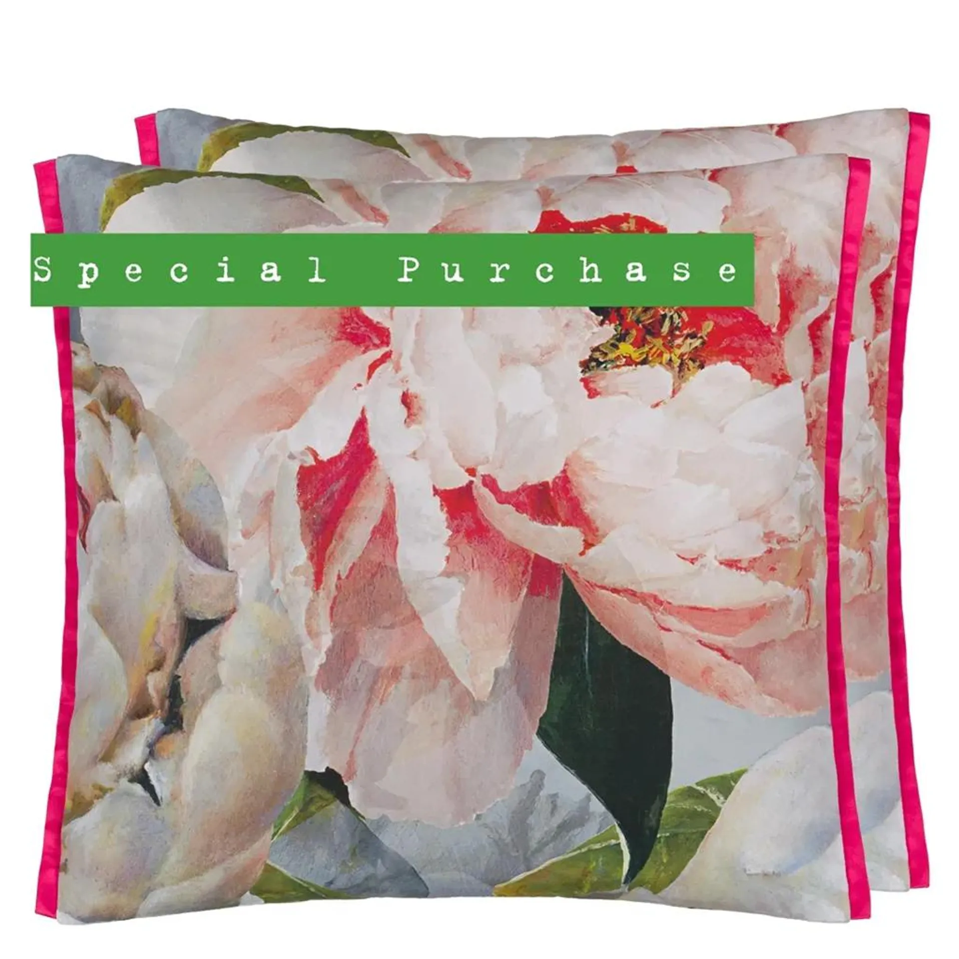 Peonia Grande Zinc Cushion