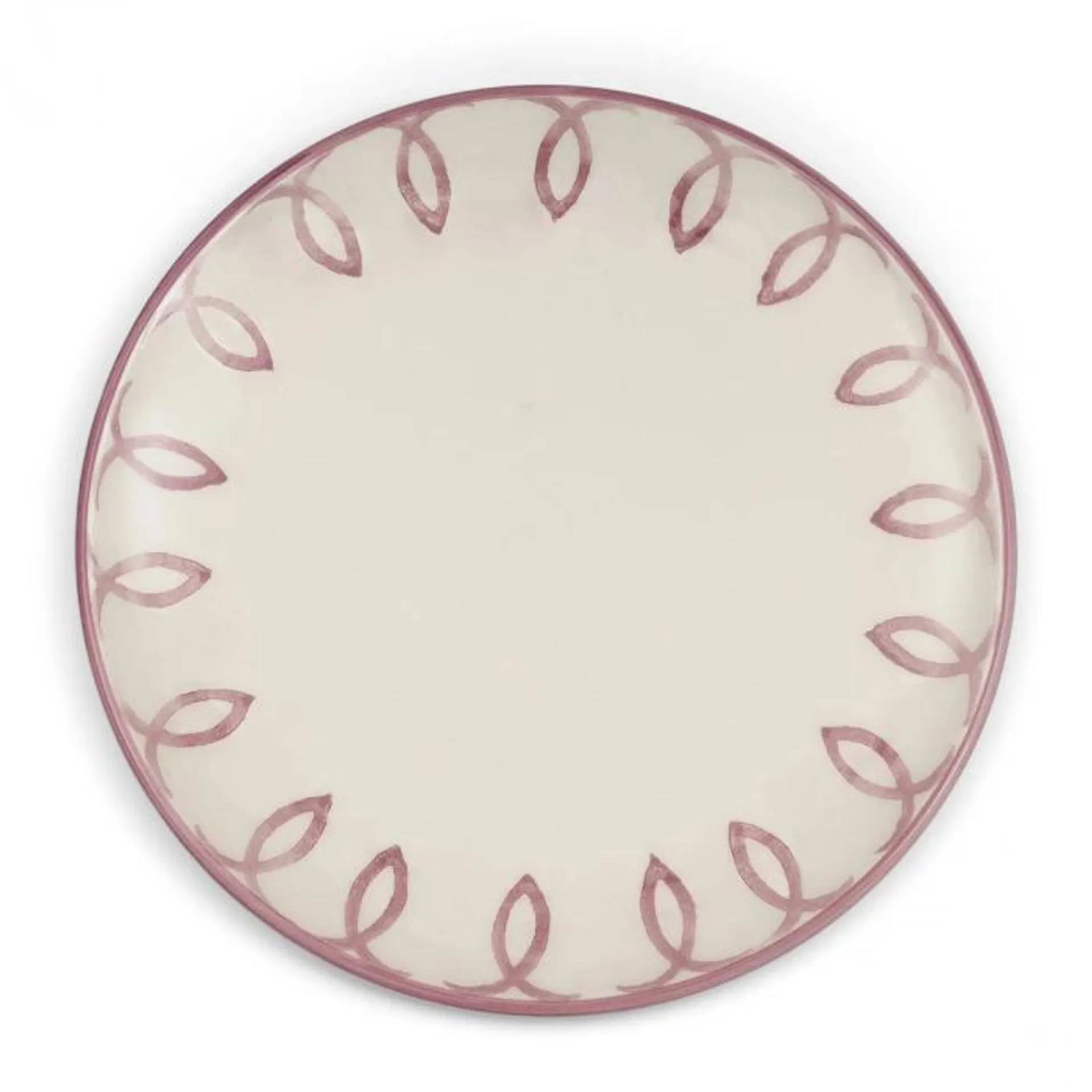 Breakfast Plate Menton, pink