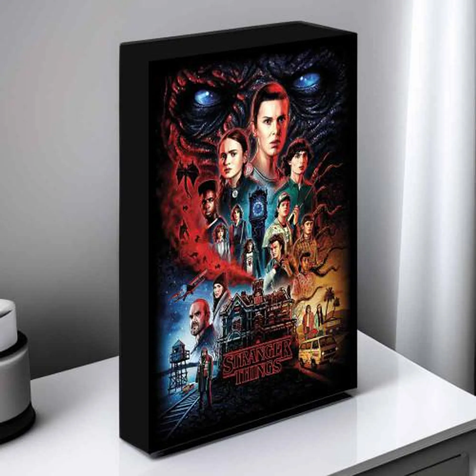 Stranger Things S4 Light Up Canvas - 30 x 40 cm