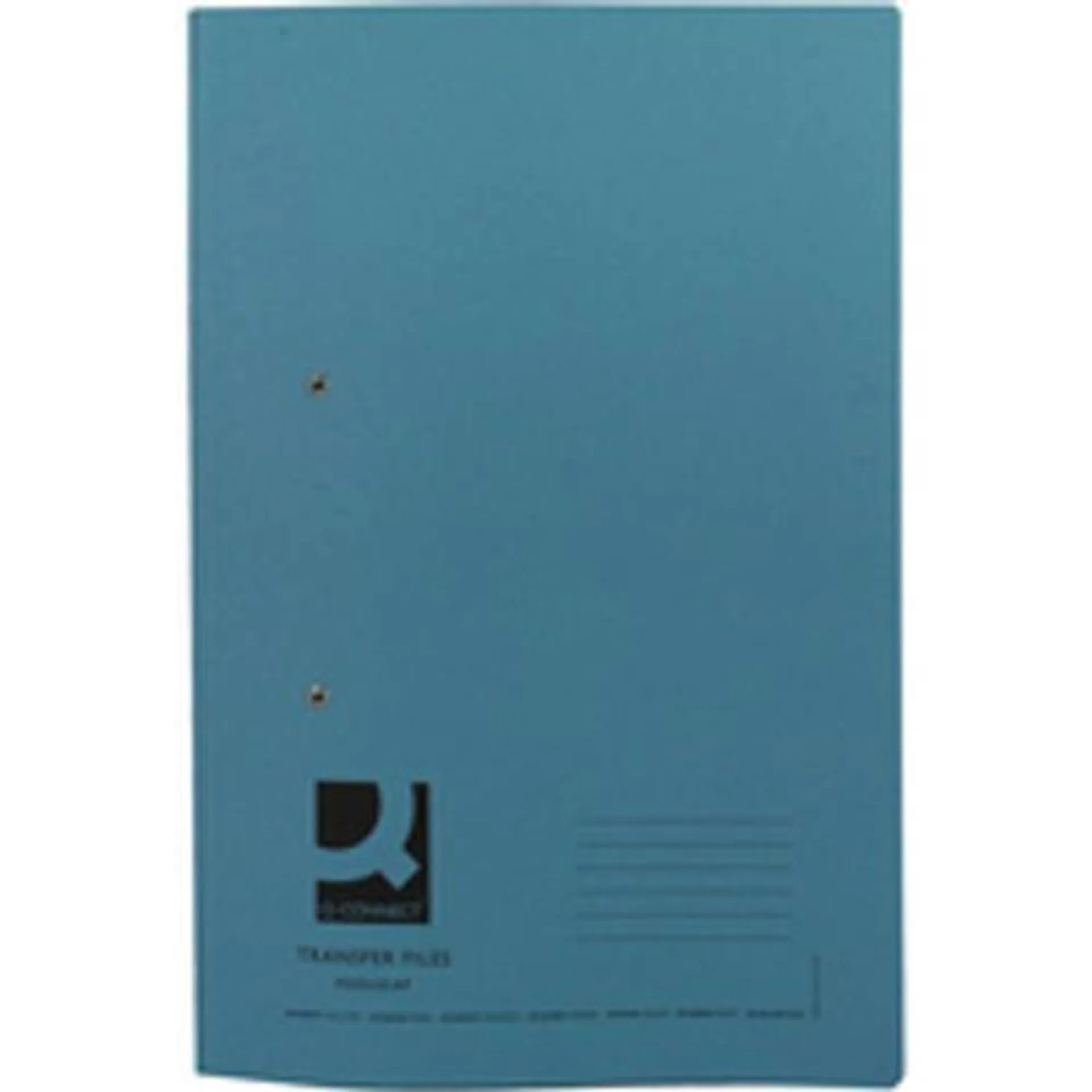 Q-Connect Transfer File 35mm Capacity Foolscap Blue (Pack of 25) KF26061