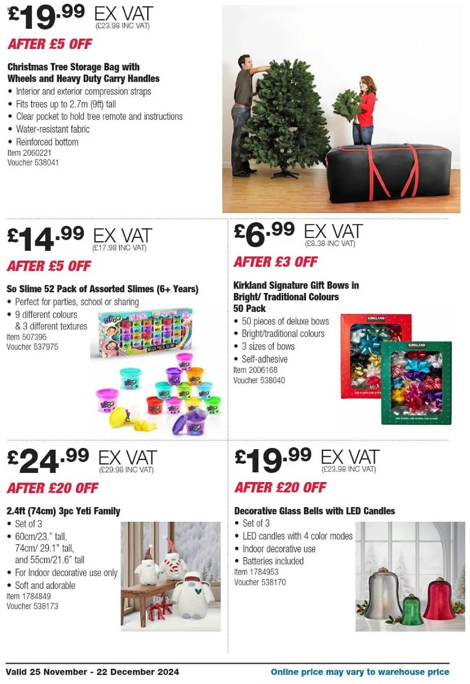 Costco leaflet from 25 November to 22 December 2024 - Catalogue Page 14