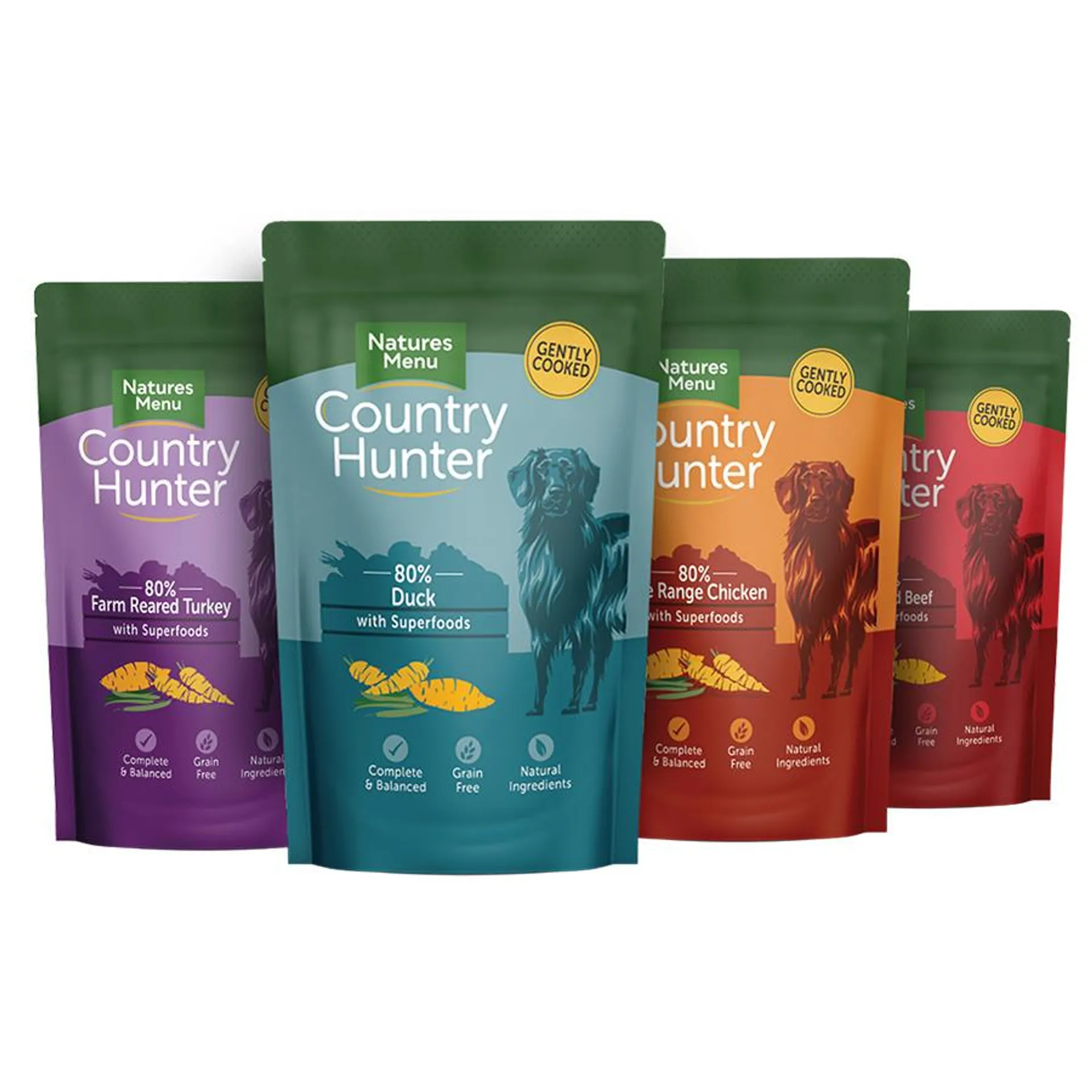 Natures Menu Country Hunter Superfood Dog Food Selection 12x150g