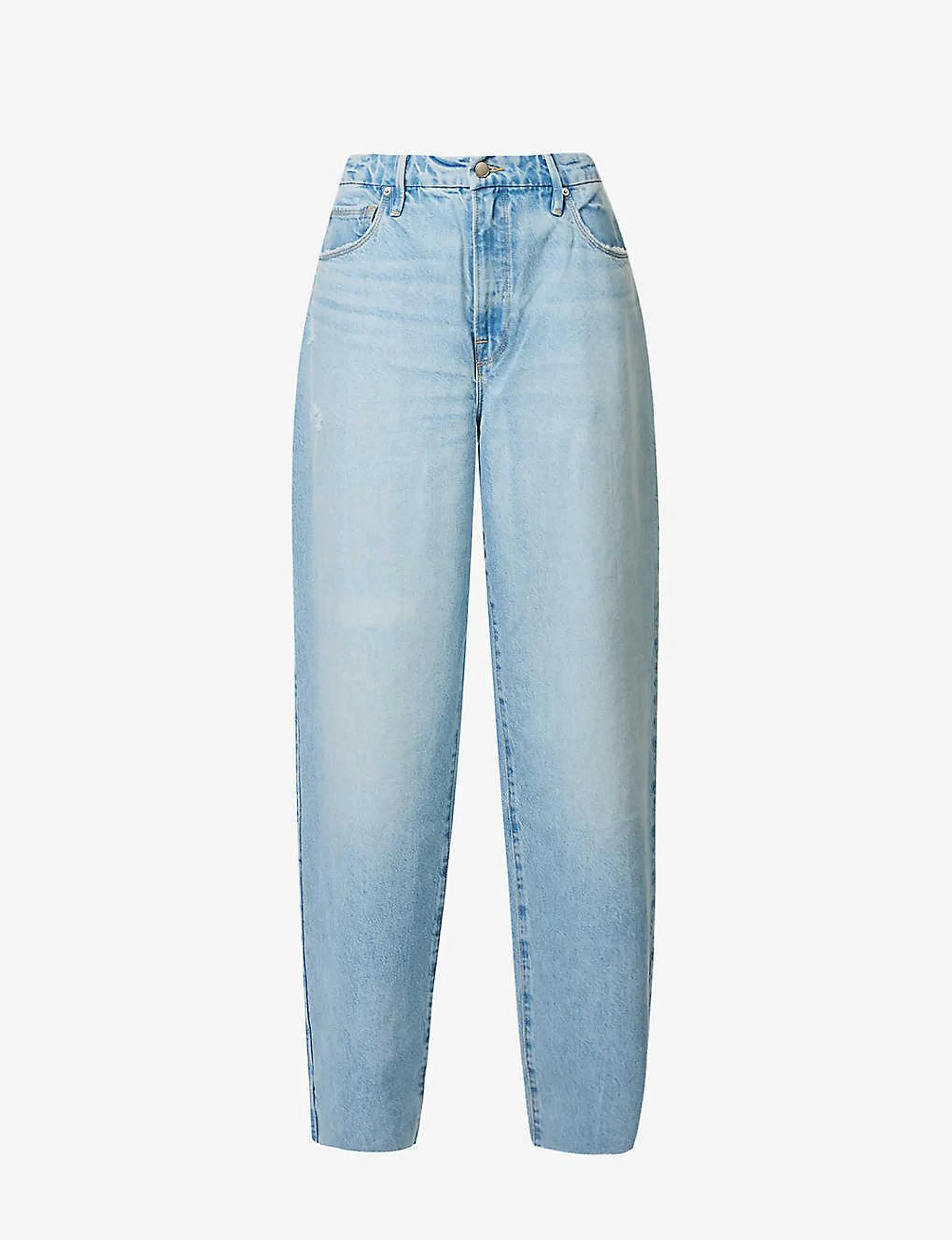Good 90s Loose wide-leg mid-rise denim jeans