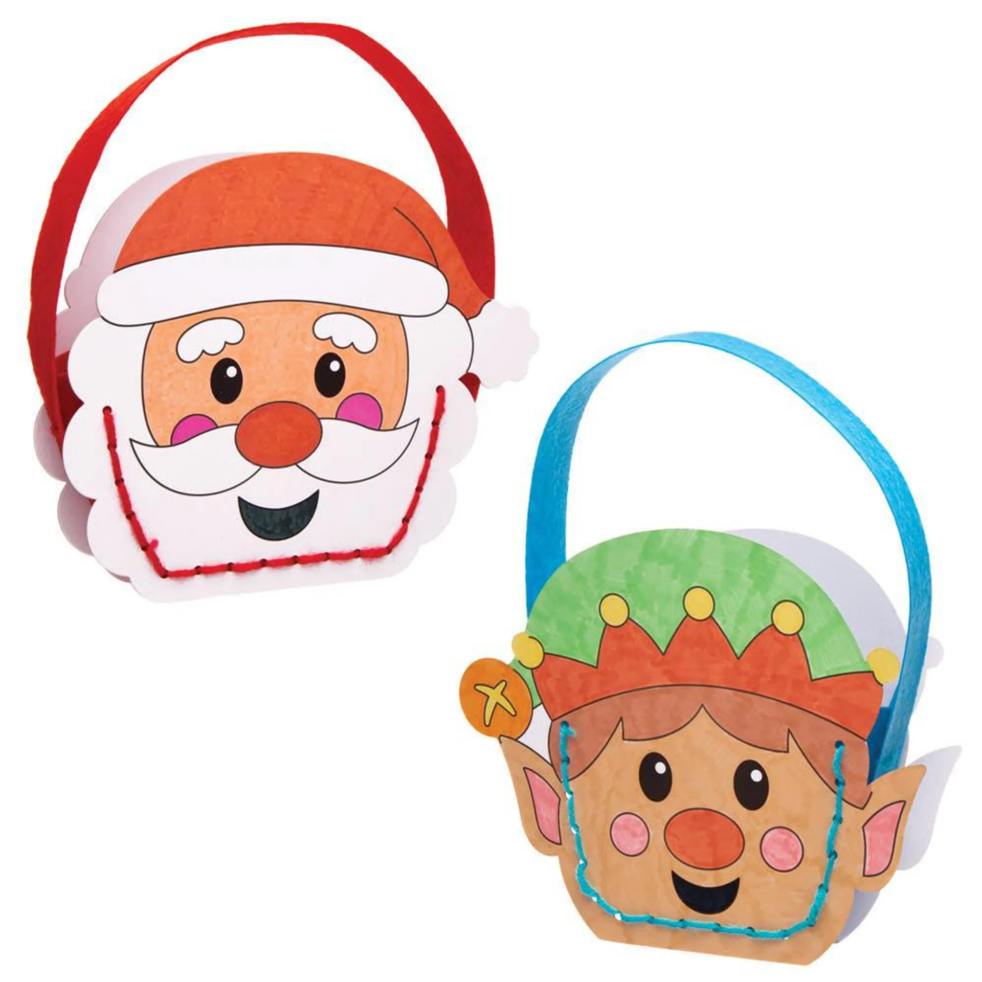 Christmas Colour-in Sewing Bag Kits