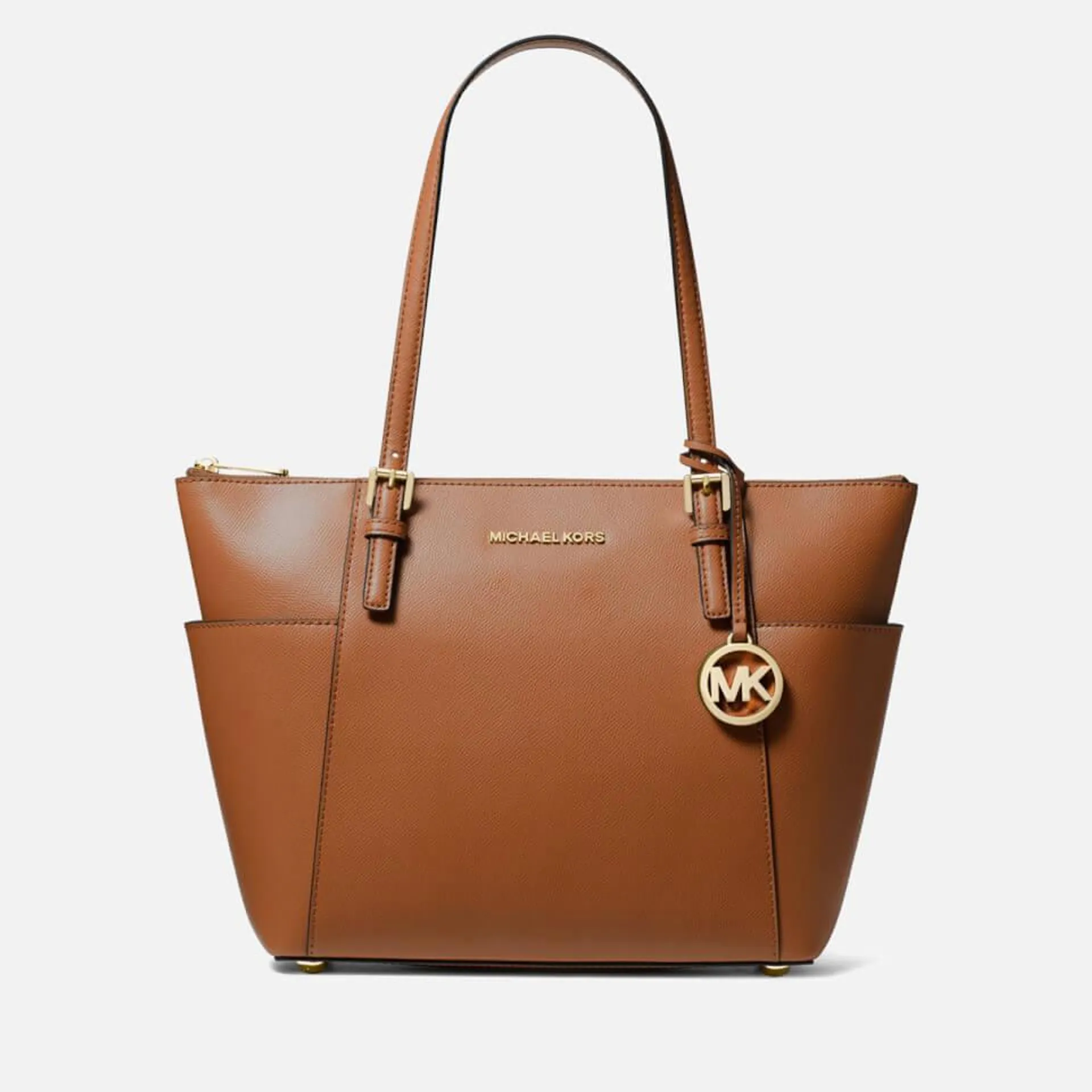 MICHAEL Michael Kors Jet Set Pocket Leather Tote Bag